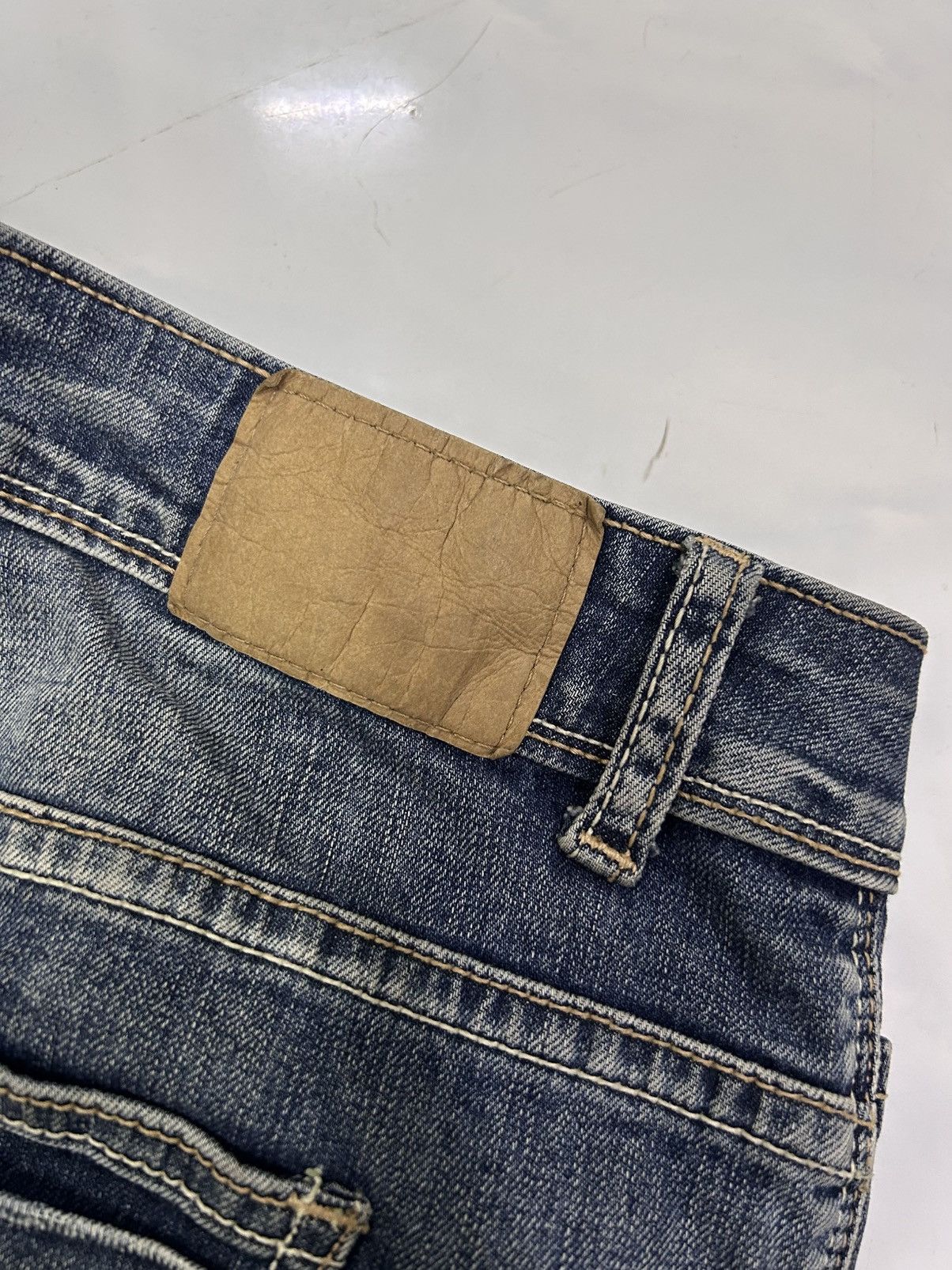 Japanese Brand × Vintage RARE! DENIM STYLED ITALY ART PAINT STREETWEAR JEANS Size US 32 / EU 48 - 13 Thumbnail