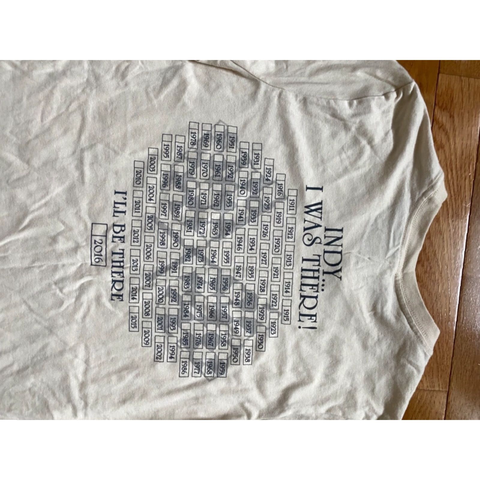 Vintage VINTAGE Indy 100th Running Of The Indy 500 Women’s XXL Shirt Tan Short Sleeve Unisex Adults 2016 Merch Size XXL / US 16-18 / IT 52-54 - 5 Thumbnail
