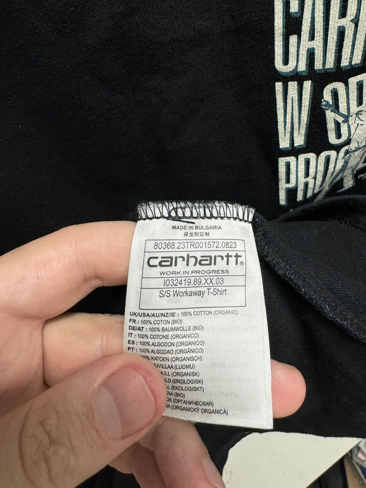 Carhartt Carhartt work in progress vintage t-shirt L sz Size US L / EU 52-54 / 3 - 7 Thumbnail