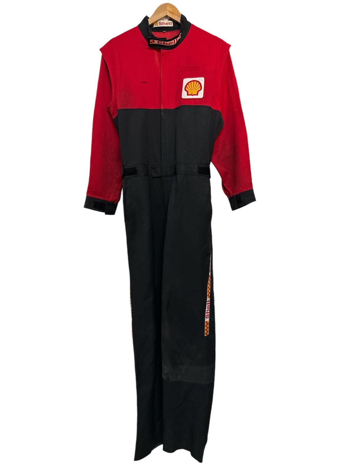 Vintage Vintage Shell Racing Technical Workwear Coverall Size US 34 / EU 50 - 1 Thumbnail