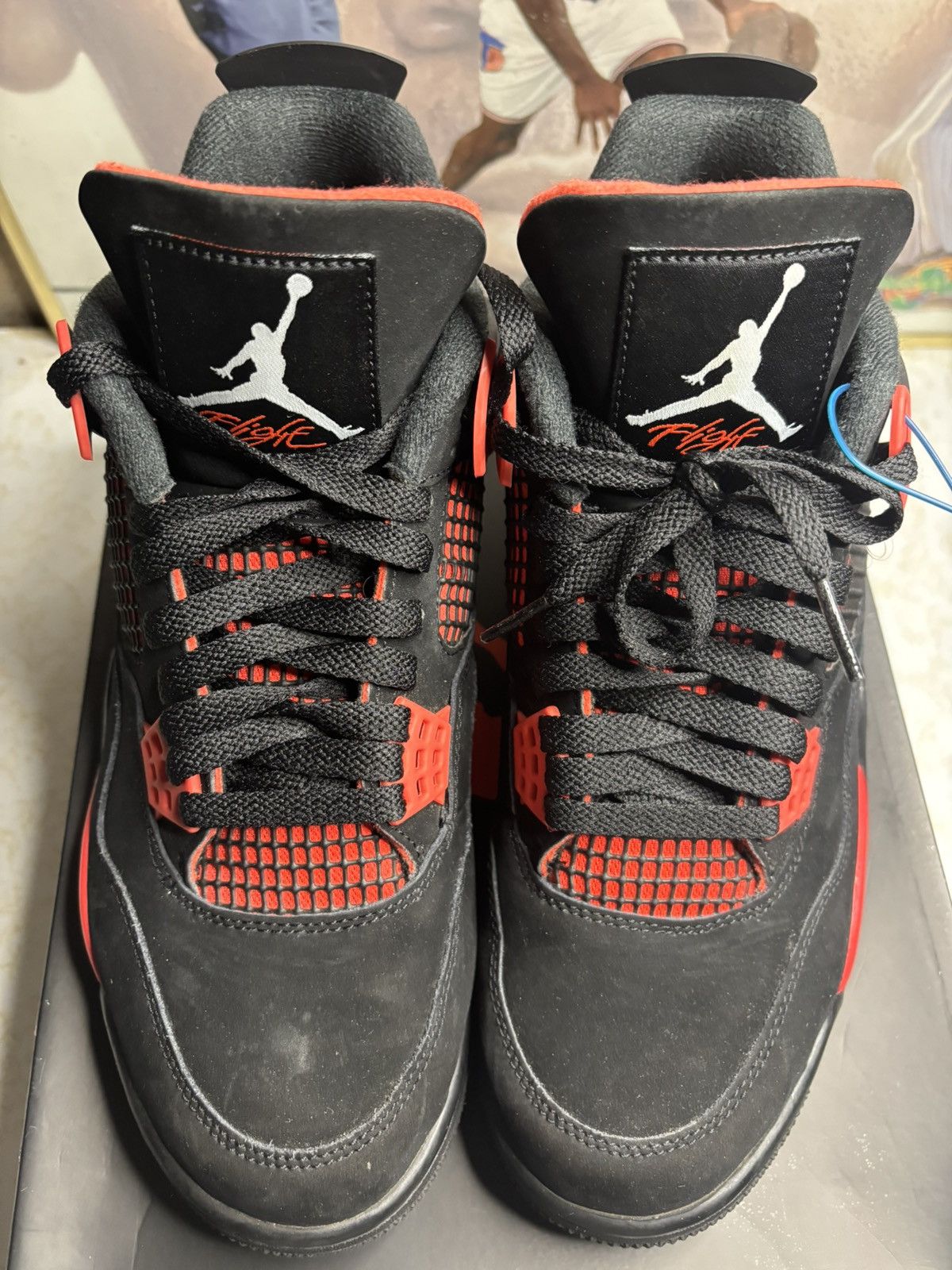 Jordan Brand Air Jordan 4 Red Thunder Size US 10 / EU 43 - 2 Thumbnail