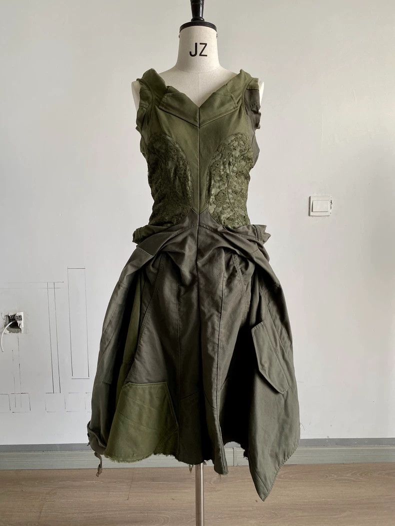 Comme des Garcons Comme Des Garcons Deconstructed Dress with Super Heavy Mat Size S / US 4 / IT 40 - 1 Thumbnail