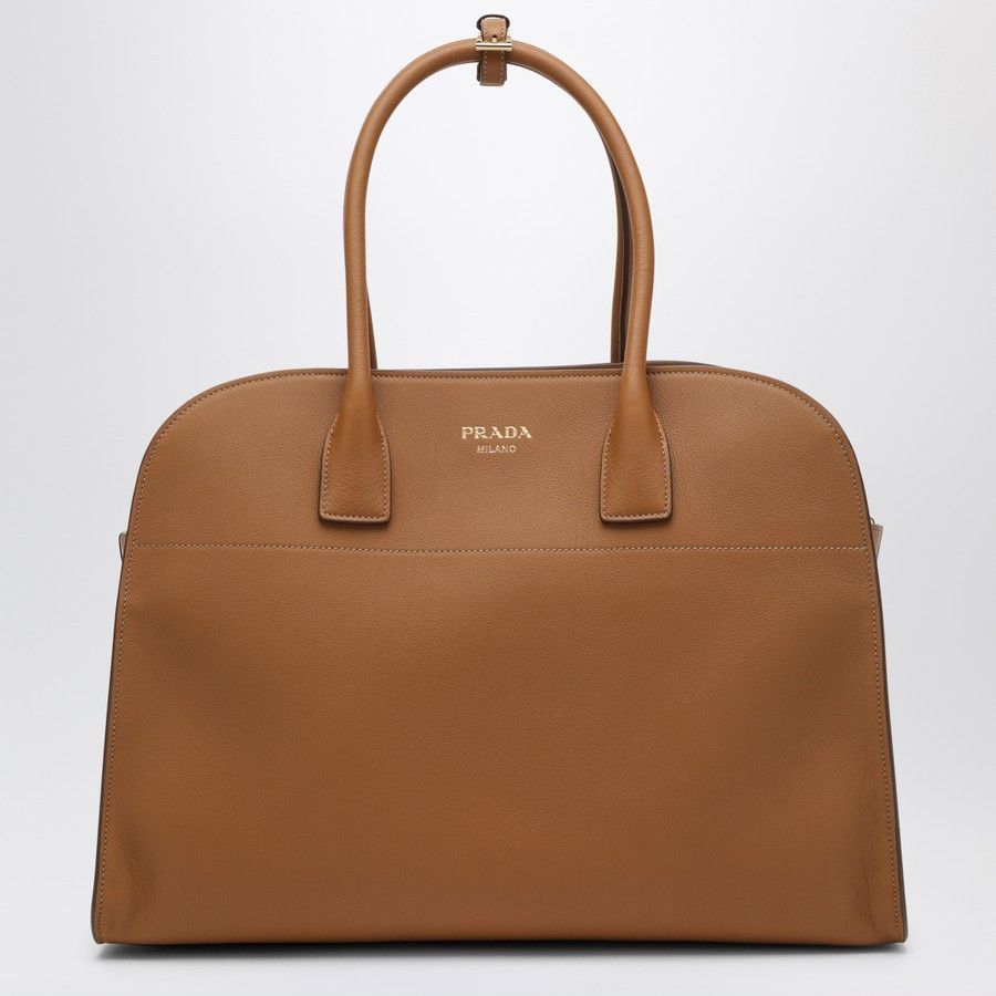 Prada o1d2blof0924 Size : OS / Leather Shopping Bag In Brown Size ONE SIZE - 1 Thumbnail