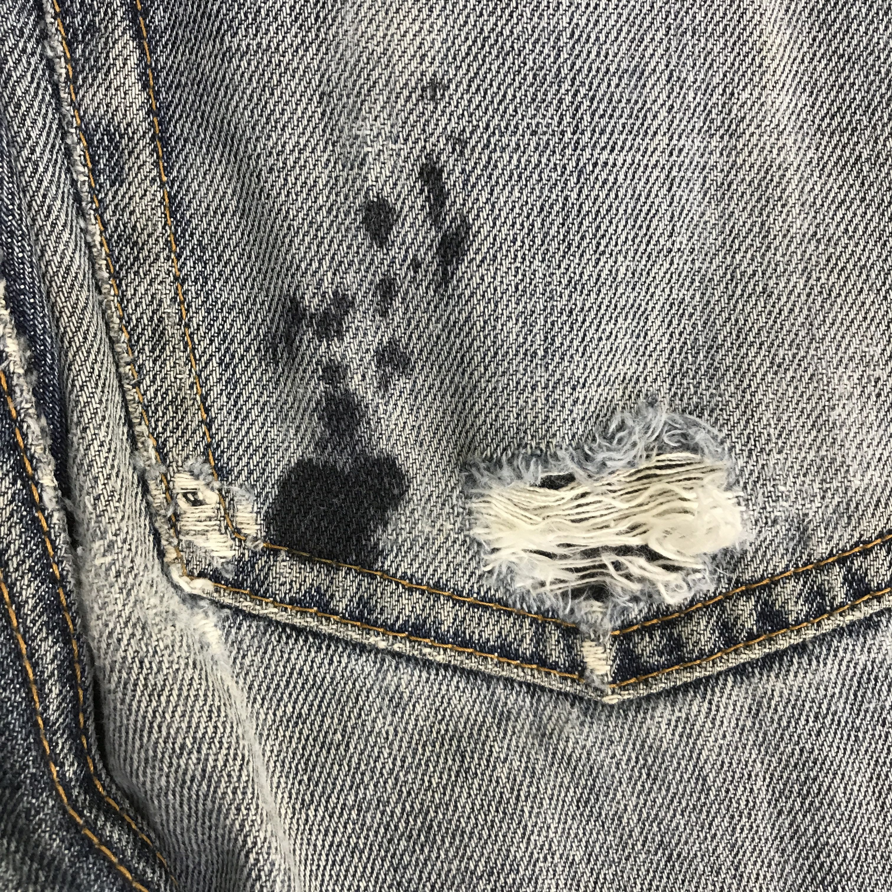 Uniqlo UNIQLO JAPAN DISTRESSED DENIM PANTS K74B18 Size US 30 / EU 46 - 11 Thumbnail