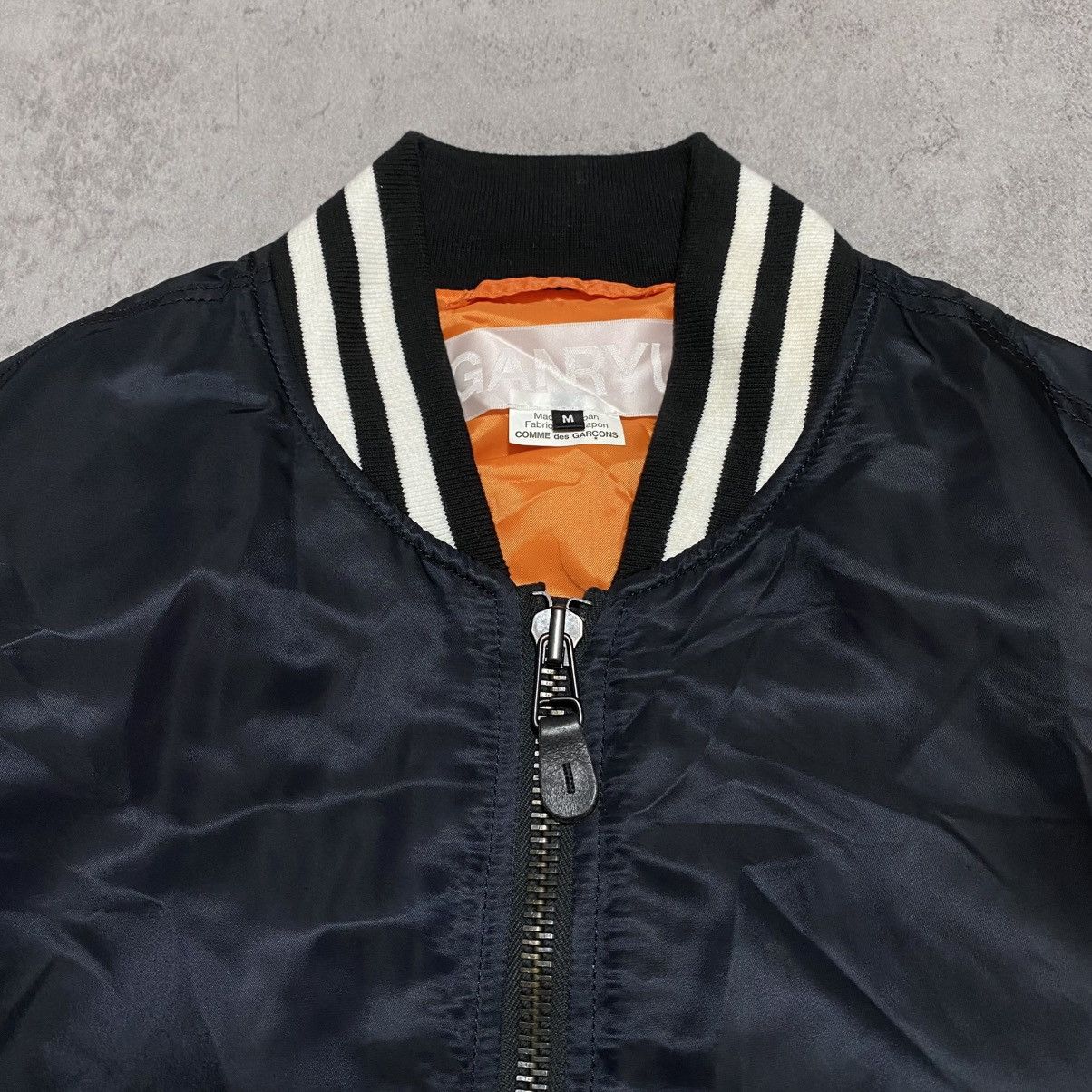 Comme des Garcons AW15 COMME DES GARCONS TWO-TONE MA-1 BOMBER JACKET BY GANRYU Size US M / EU 48-50 / 2 - 6 Thumbnail