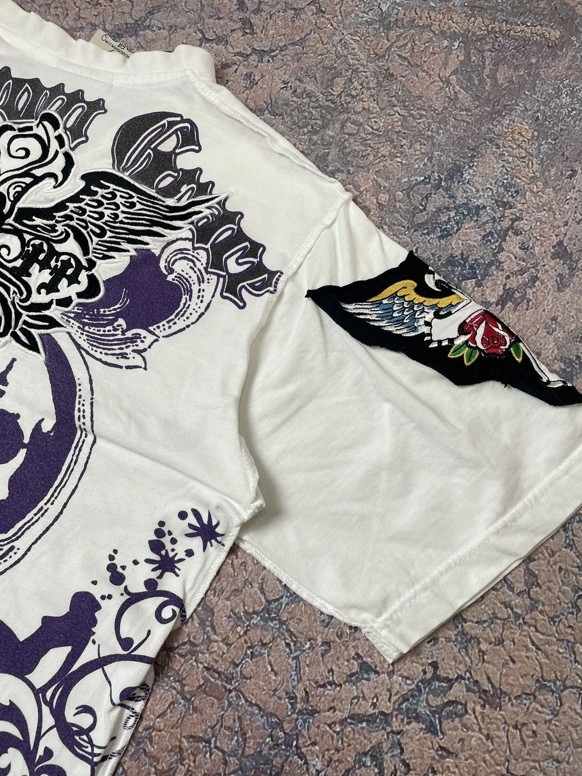 Black Label × Vintage BLAC LABEL 68 EAGLE PATCHWORK RARE TEE SHIRT Size US M / EU 48-50 / 2 - 14 Thumbnail