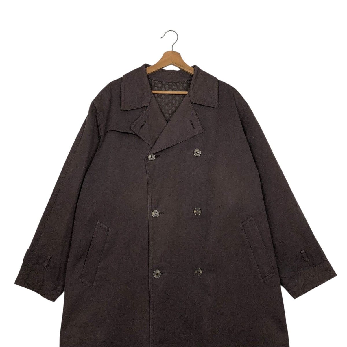 Vintage 🔥RICH BROWN VINTAGE LONG JACKET LINING JEAN LOUIS SCHERRER Size US M / EU 48-50 / 2 - 4 Thumbnail