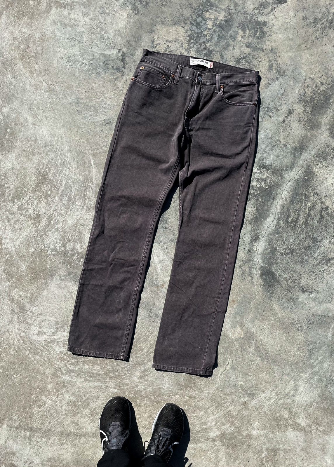 Levi's 🔥 VINTAGE 90s LEVIS 505 GREY FADED Y2K Fit Jeans Pants 🔥 Size US 33 - 2 Thumbnail