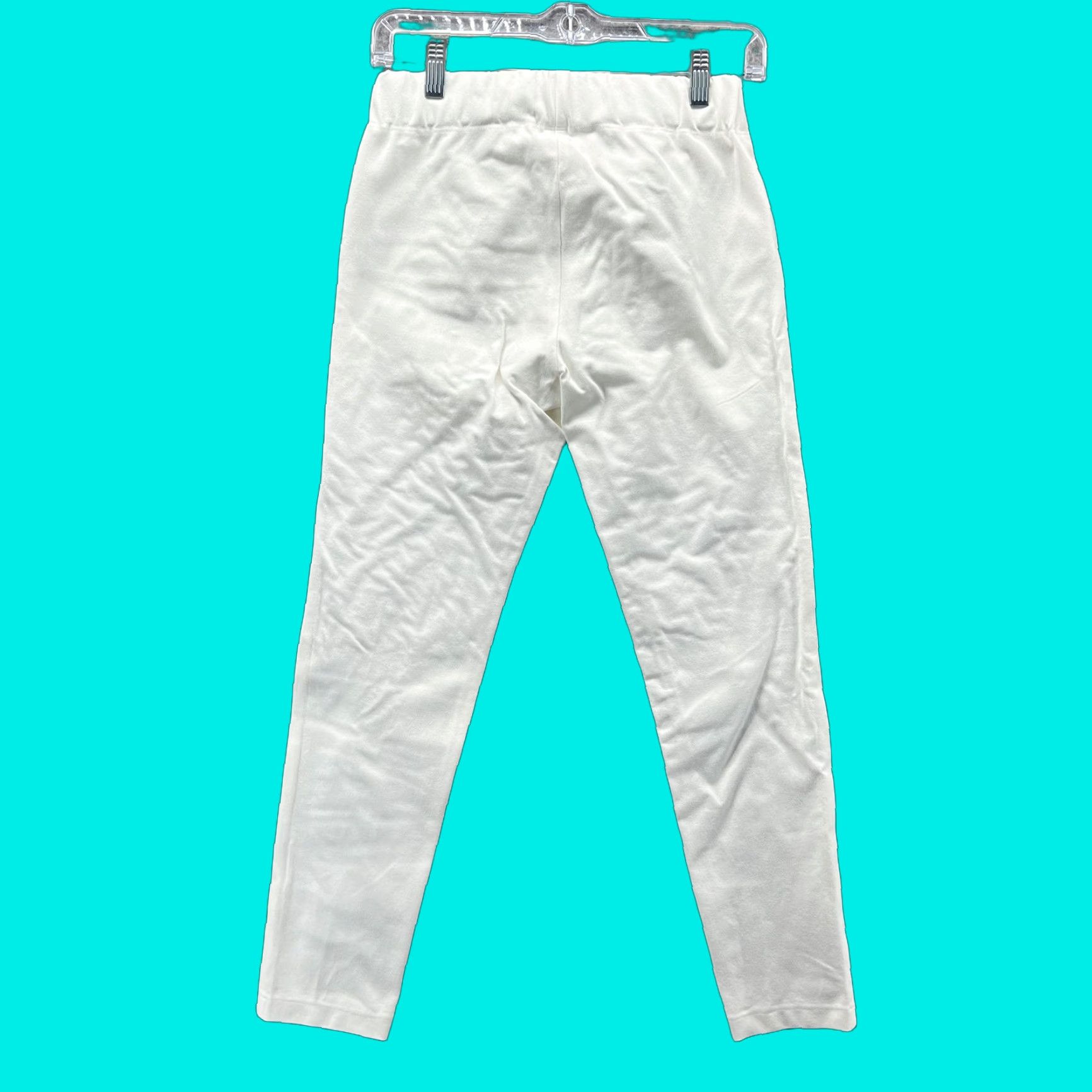 Joseph VINTAGE? No. Joseph Leggings Womens 38 White Gabardine Stretch Pull On Slim Pants France Size 26" / US 2 / IT 38 - 1 Thumbnail
