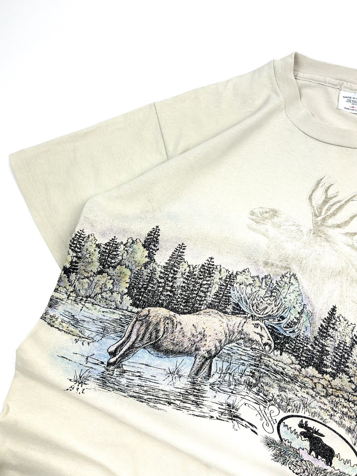 Vintage Vintage 80’s Alaska Tee Full landscape Print Made in USA Size US M / EU 48-50 / 2 - 5 Thumbnail