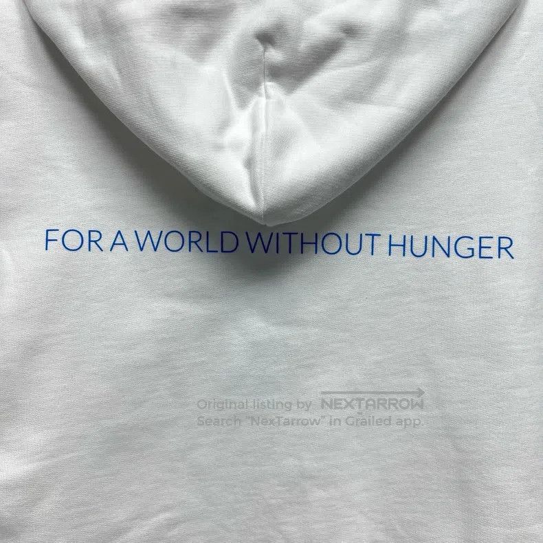 Balenciaga Balenciaga WFP Food Program Joint Logo Printed Flock Hoodi Size US XS / EU 42 / 0 - 2 Thumbnail