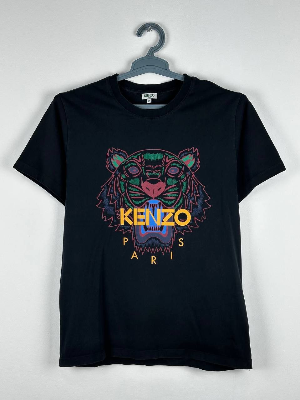 Kenzo Kenzo Paris big tiger Black t-shirt Size US M / EU 48-50 / 2 - 1 Thumbnail
