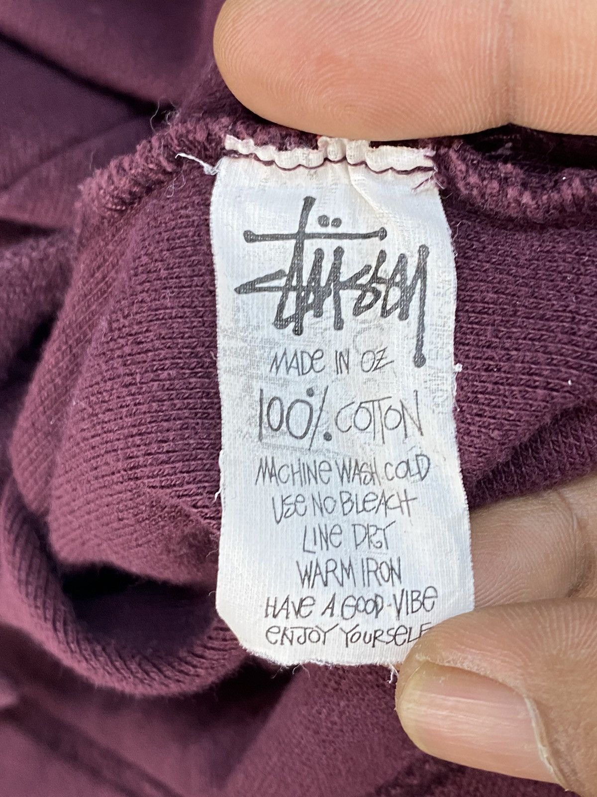 Converse × Stussy ⚡️QUICK SALE⚡️Vintage Stussy All Stars Sweatshirt Size US L / EU 52-54 / 3 - 7 Thumbnail
