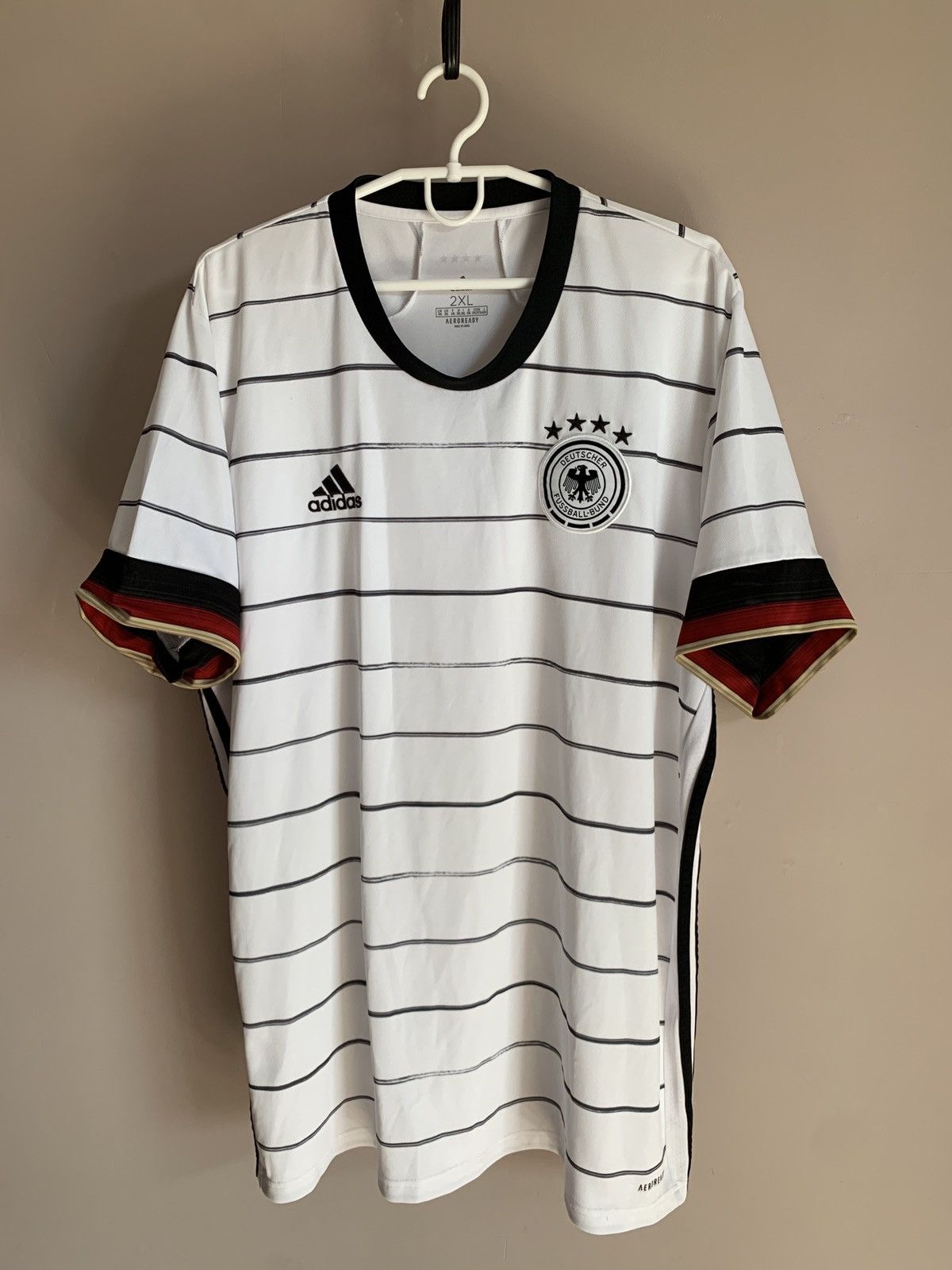Adidas Germany 2019 Home Football Shirt Adidas Soccer Jersey Sz XXL Size US XXL / EU 58 / 5 - 1 Thumbnail