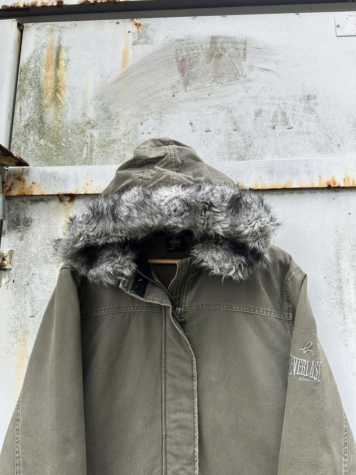 agnes b. **grail**Everlast USA X Agnes B Distressed Parka Jacket Size US L / EU 52-54 / 3 - 6 Thumbnail