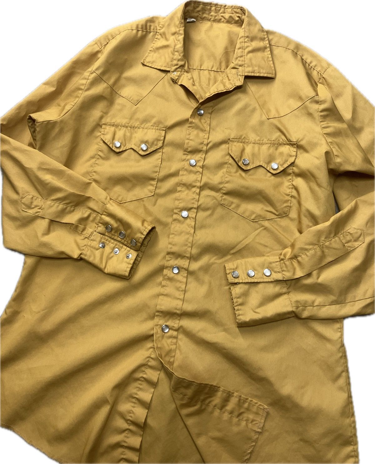 Vintage × Wrangler 60’s Sawtooth Pocket Pearl Snap Western Shirt Size US M / EU 48-50 / 2 - 1 Thumbnail