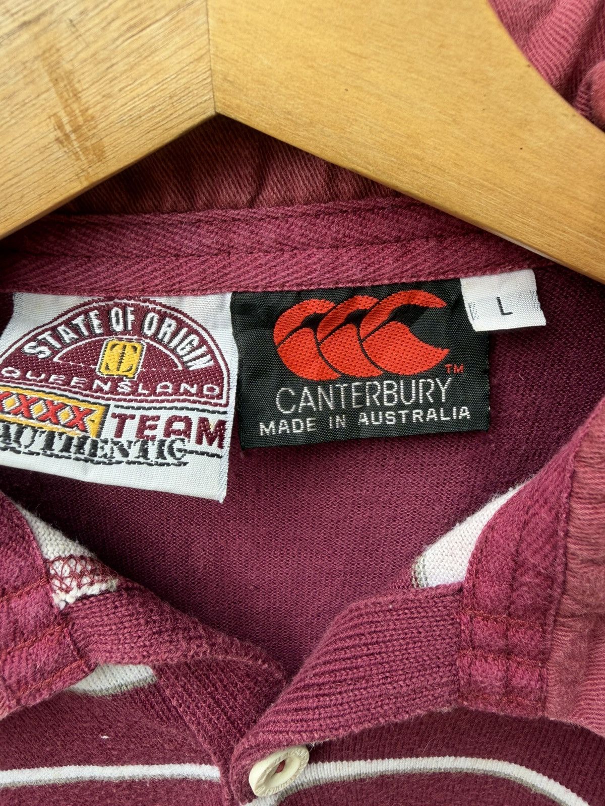 Canterbury of New Zealand State of Origin Queensland Size US L / EU 52-54 / 3 - 6 Thumbnail