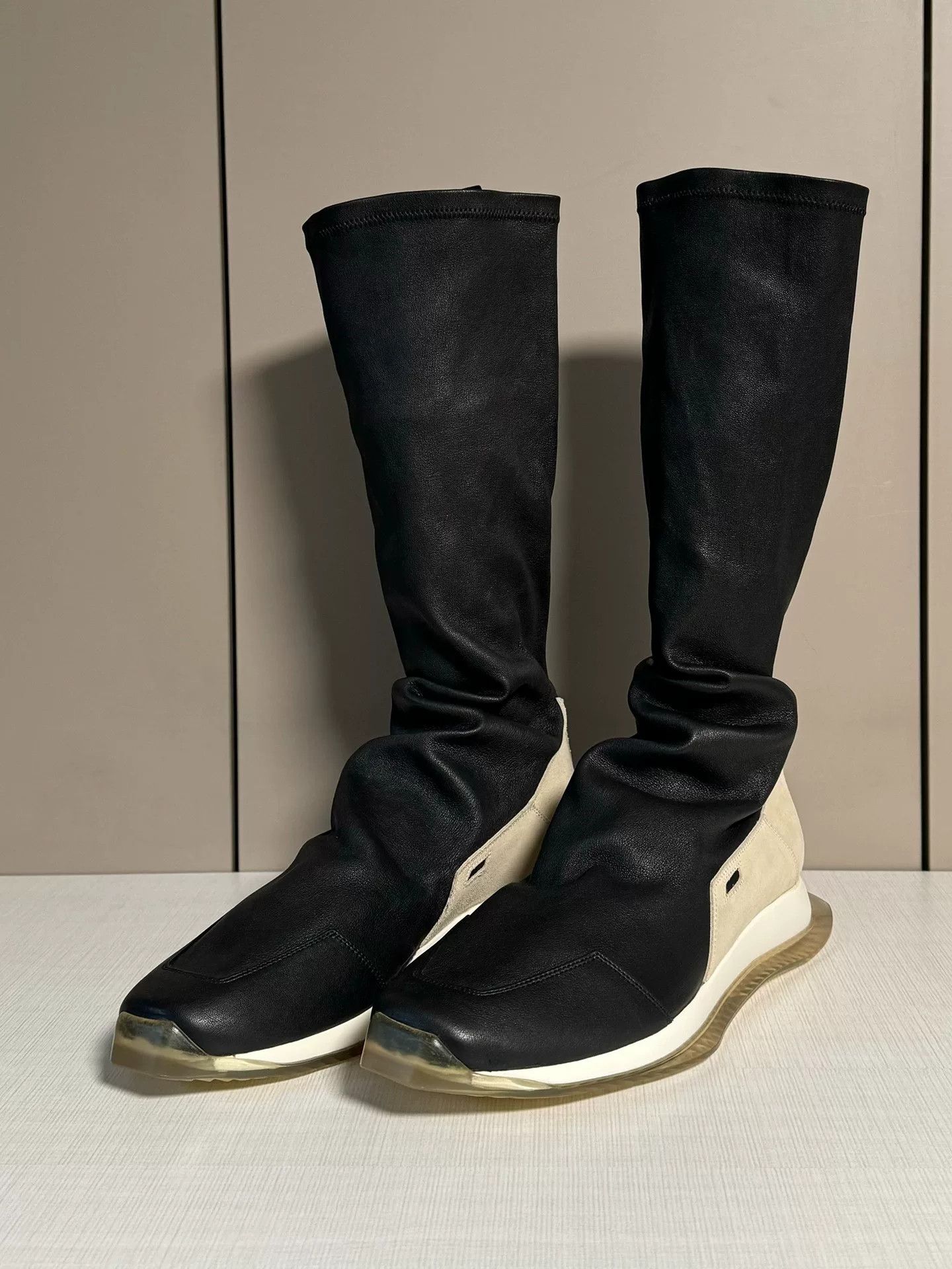 Adidas × Rick Owens Rick Owens suede sock runner | Grailed