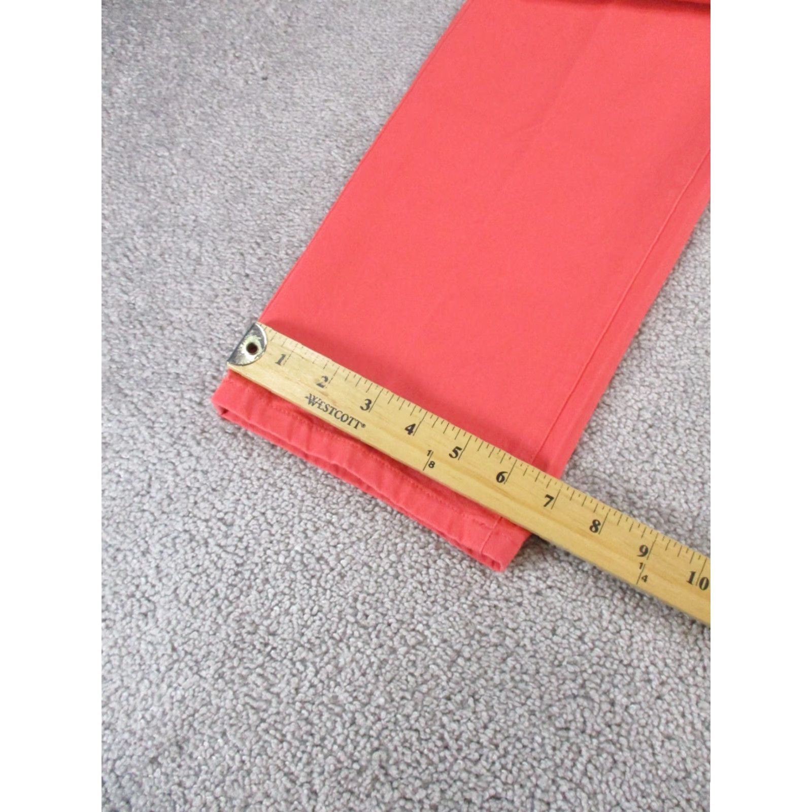 Bonobos Bonobos Pants Mens 31 Athletic Chino Red 31x32 Twill Flat Front Zip City College Preppy Mens Size US 31 - 5 Thumbnail