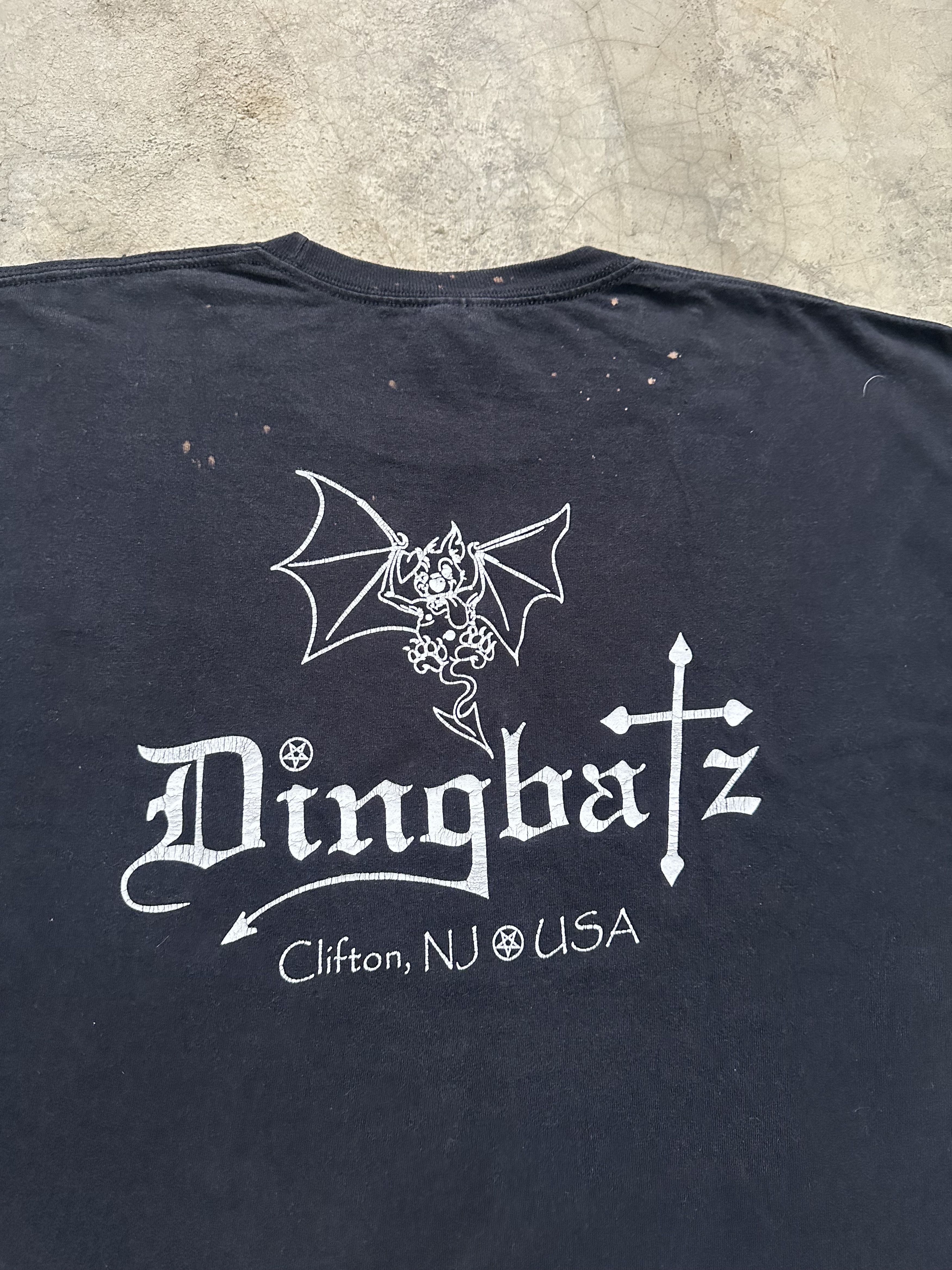 Band Tees Vintage Dingbatz Clifton NJ USA Size US XL / EU 56 / 4 - 4 Thumbnail