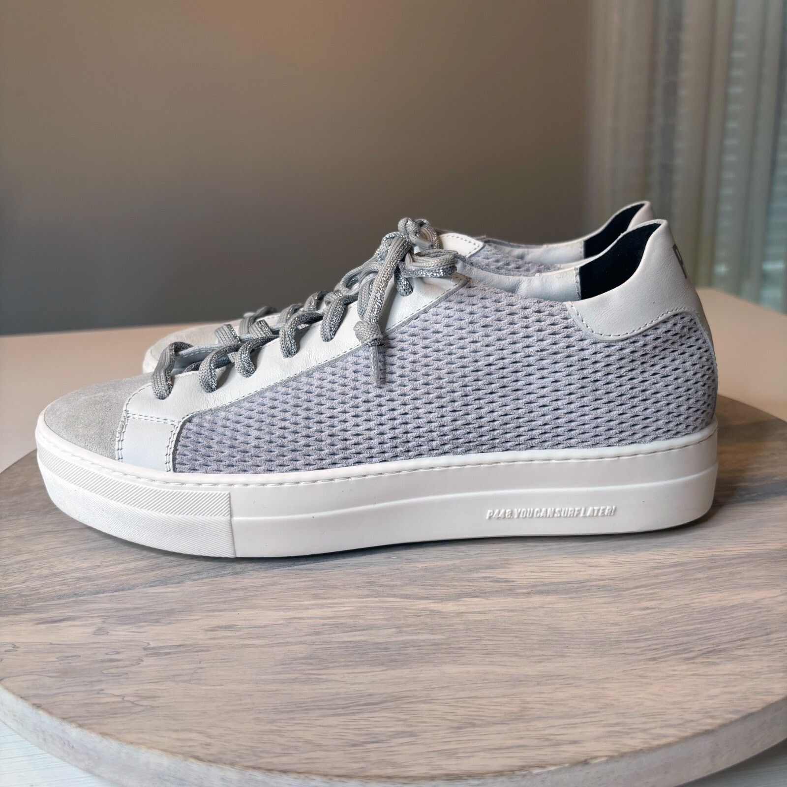 P448 P448 Thea Low Top Suede Leather Sneakers EU 41 US Size 10 Size US 10 / IT 40 - 3 Thumbnail