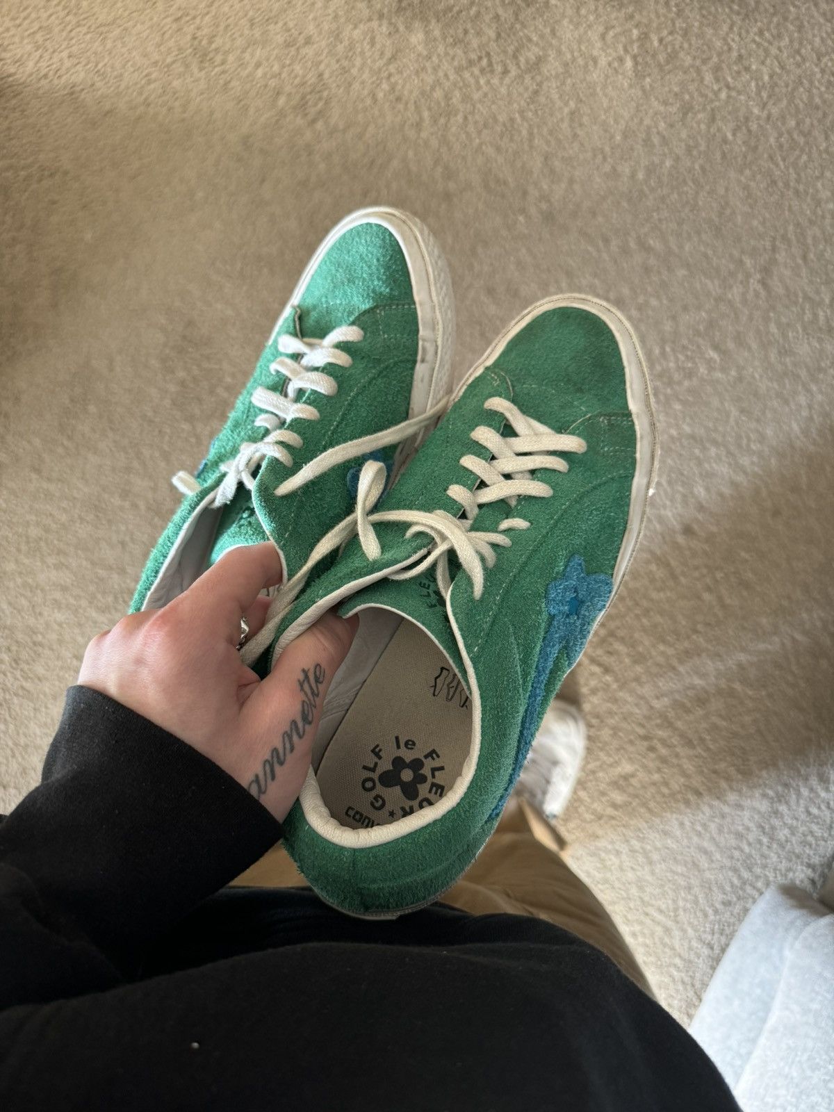Converse × Golf le Fleur × Tyler The Creator Golf Le Fleur ‘Jolly Green’ Need gone ASAP Size US 8.5 / EU 41-42 - 2 Thumbnail