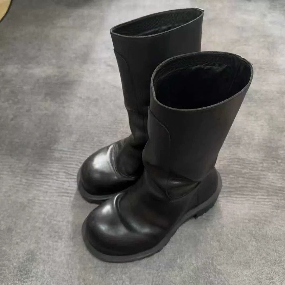 Balenciaga balenciaga black hummet mid-calf boots Size US 8 / EU 41 - 1 Thumbnail