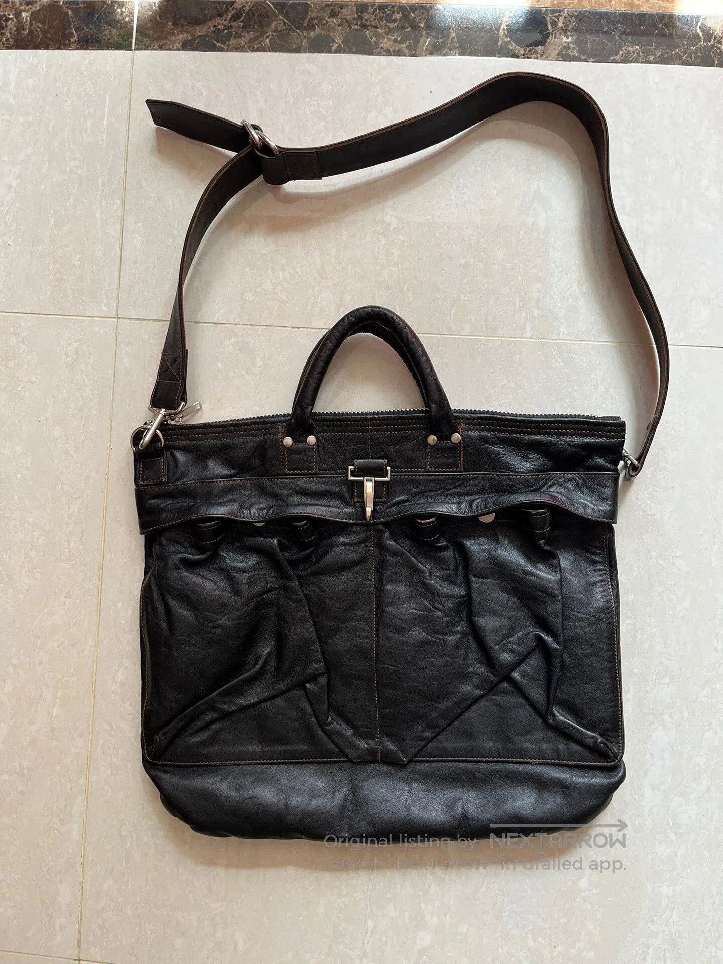 Rainbow Country Rainbow Country Leather Helmet Bag. Size ONE SIZE - 1 Thumbnail