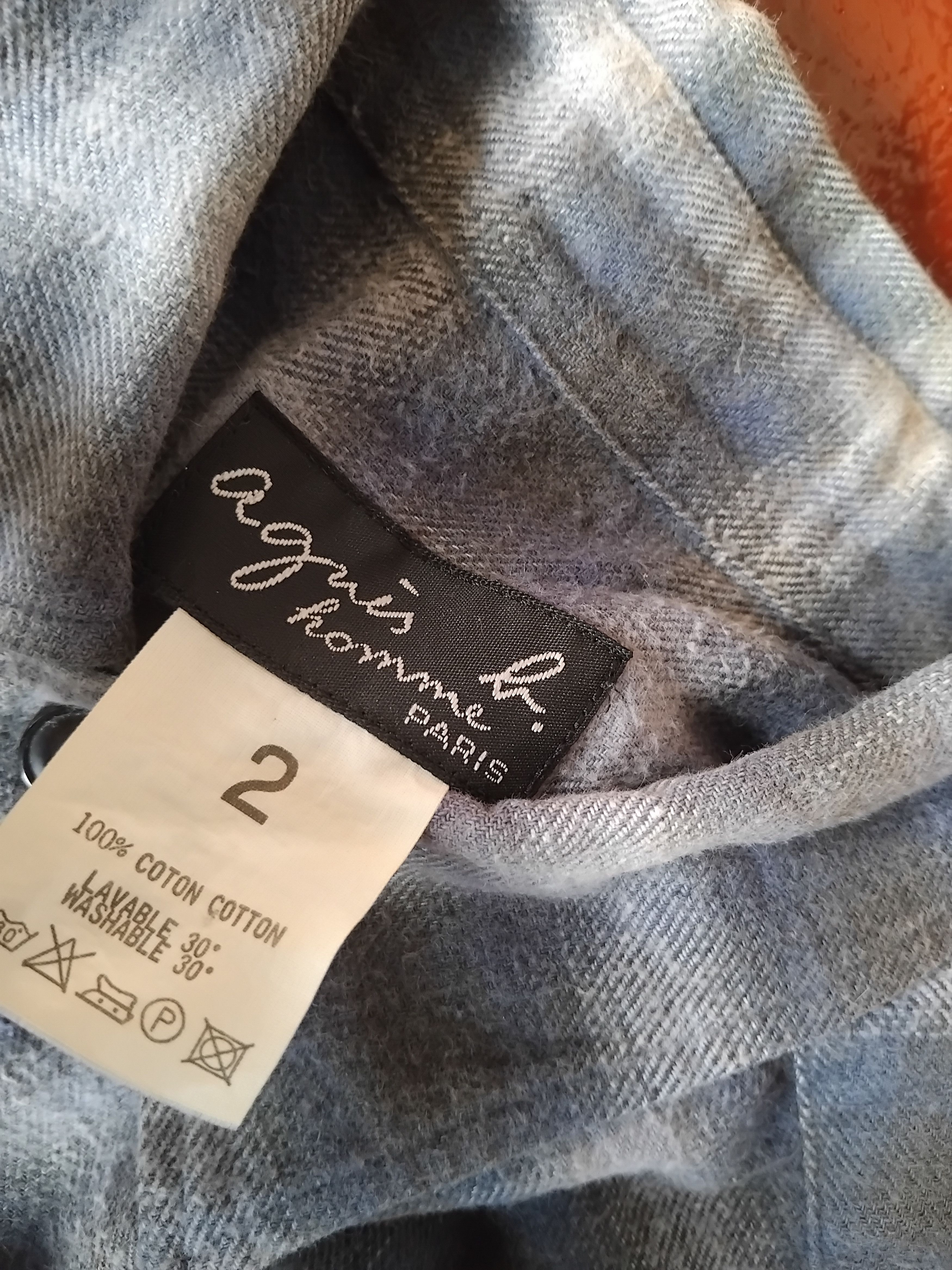 agnes b. 💥Agnes B checkered purple flannel shirt Size US M / EU 48-50 / 2 - 2 Thumbnail