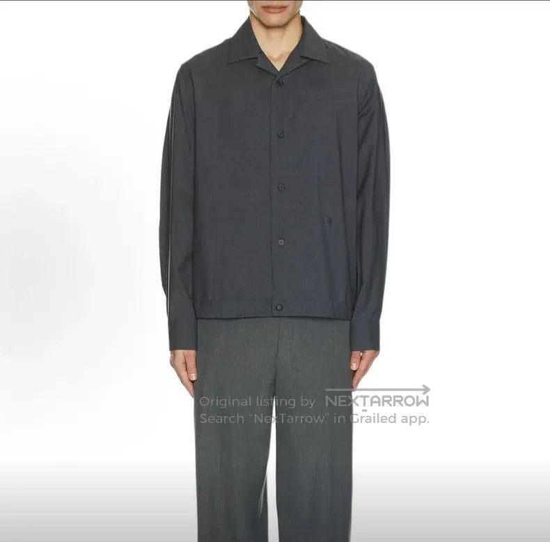 Givenchy Givenchy Wool Jacket Coat Dark Grey Size US M / EU 48-50 / 2 - 9 Thumbnail