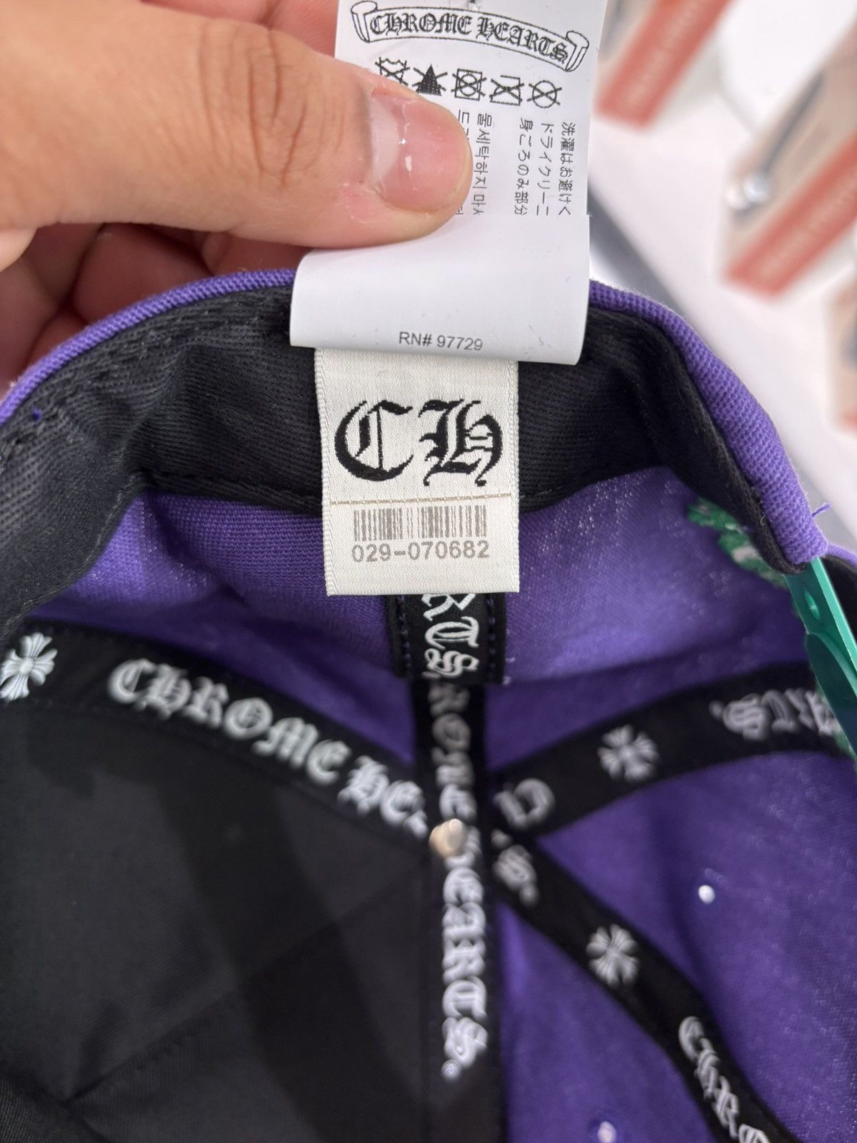 Chrome Hearts Chrome Hearts Purple Baseball Cap Size ONE SIZE - 8 Thumbnail