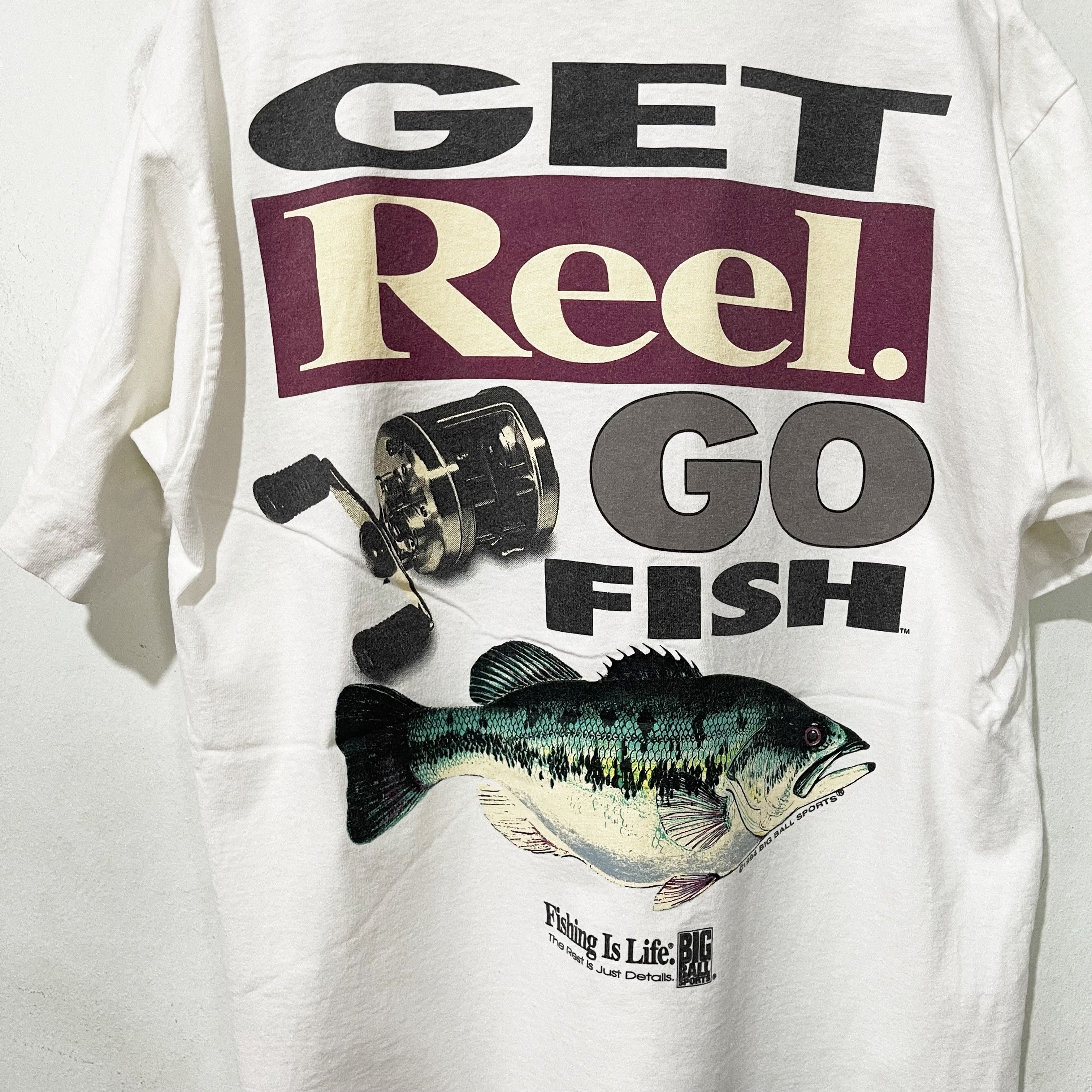 Vintage Vintage "Get Reel Go Fish" Tee Size US L / EU 52-54 / 3 - 2 Thumbnail
