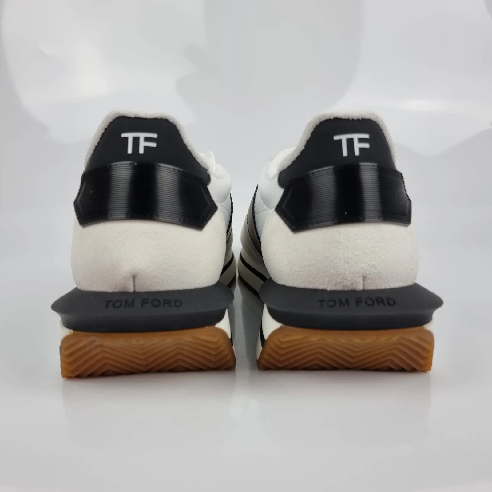 Tom Ford Tom Ford James White/Black Sneakers New Size US 11 / EU 44 - 7 Thumbnail