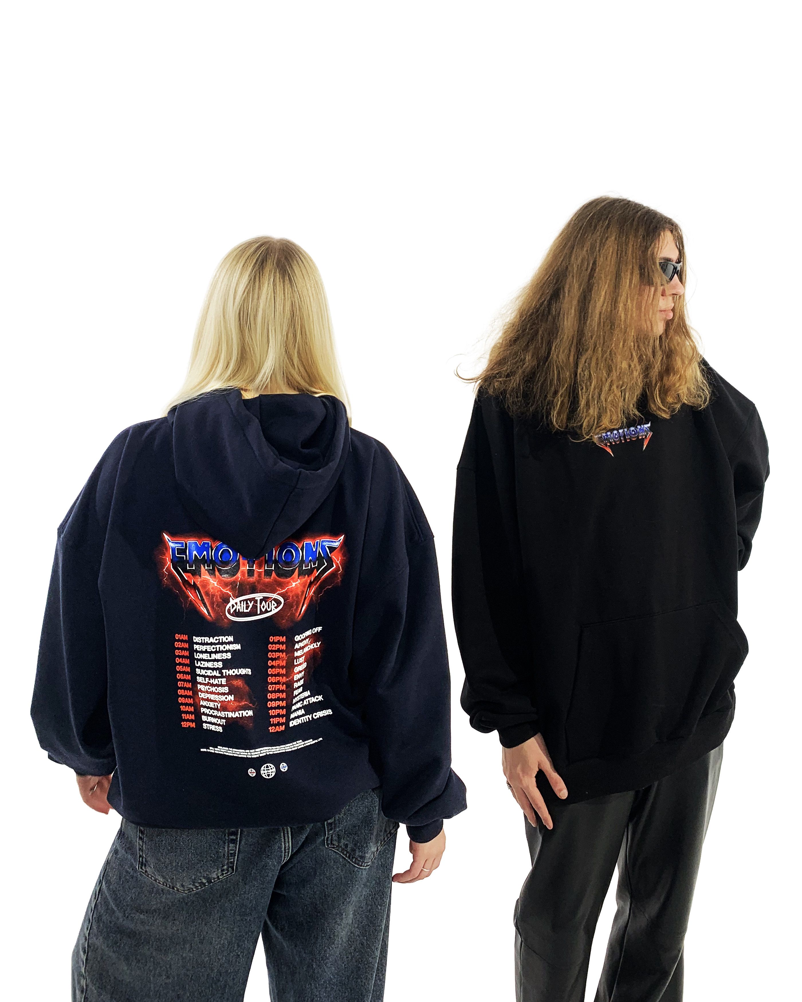 Other Line Nine "EMOTIONS DAILY TOUR" Hoodie Size US M / EU 48-50 / 2 - 4 Thumbnail
