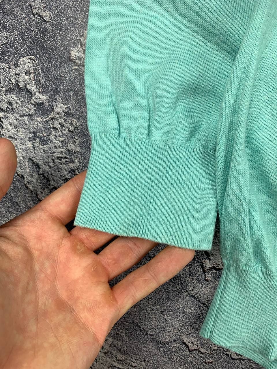 Polo Ralph Lauren Polo Ralph Lauren Cotton Sweater L Turquoise Crew Neck Jumpe Size US L / EU 52-54 / 3 - 10 Thumbnail