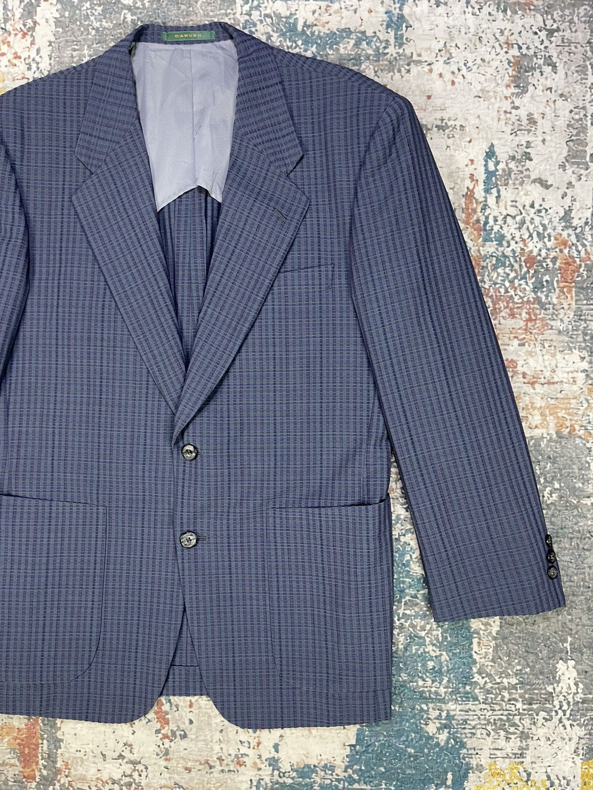 Carven Carven Paris Loisir Waffle Woven Blazers Size US M / EU 48-50 / 2 - 4 Thumbnail