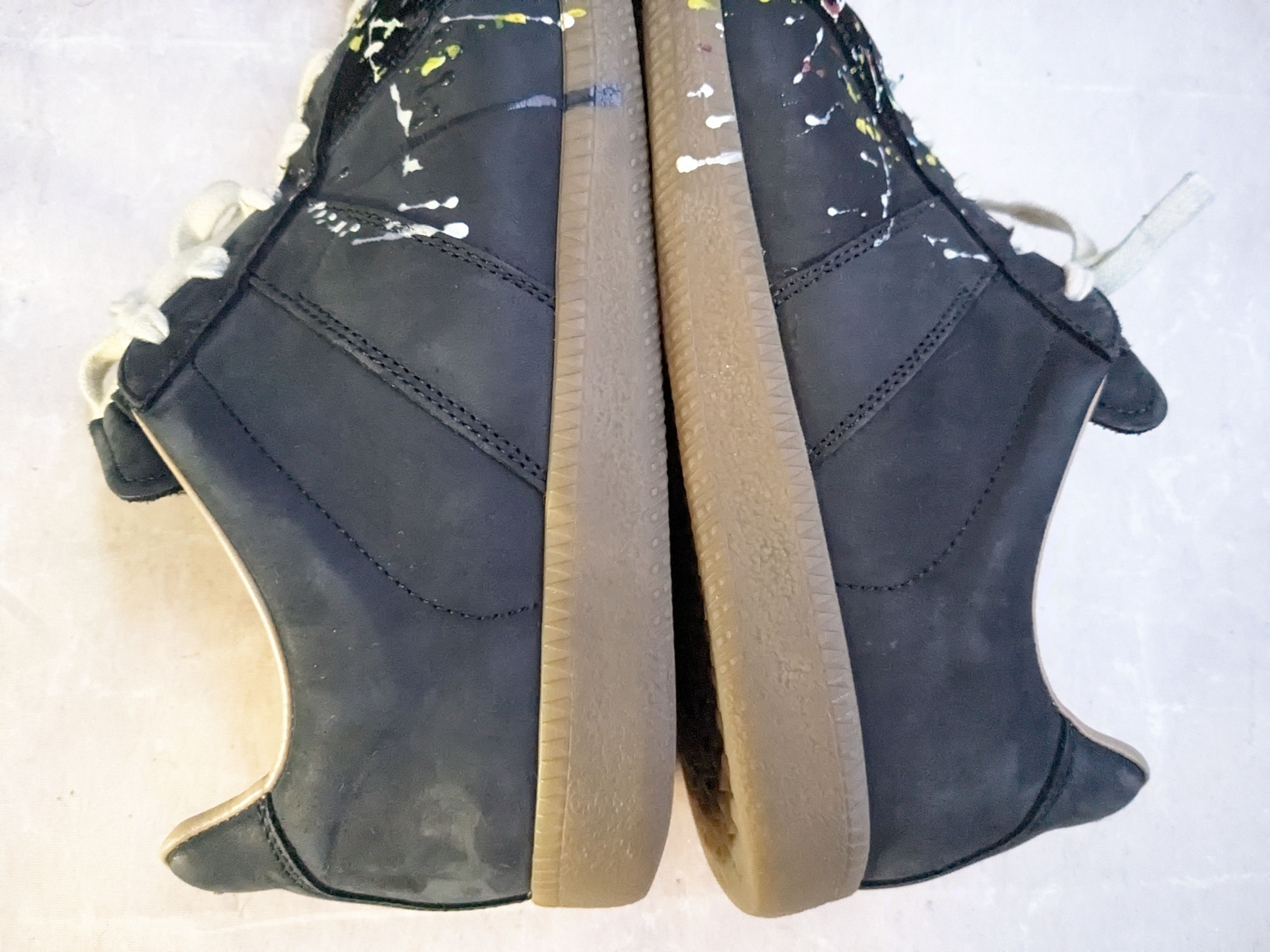 Maison Margiela Maison Margiela Replica GAT Black Paint Splatter 8 41 Low Size US 8 / EU 41 - 10 Thumbnail