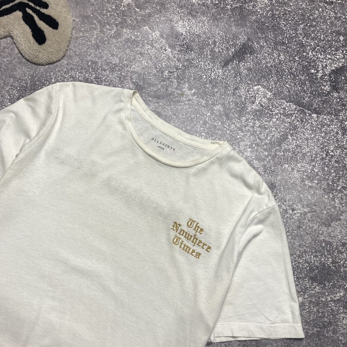 Allsaints Designer All Saints Big logo The Nowhere times y2k tee Size US M / EU 48-50 / 2 - 2 Thumbnail