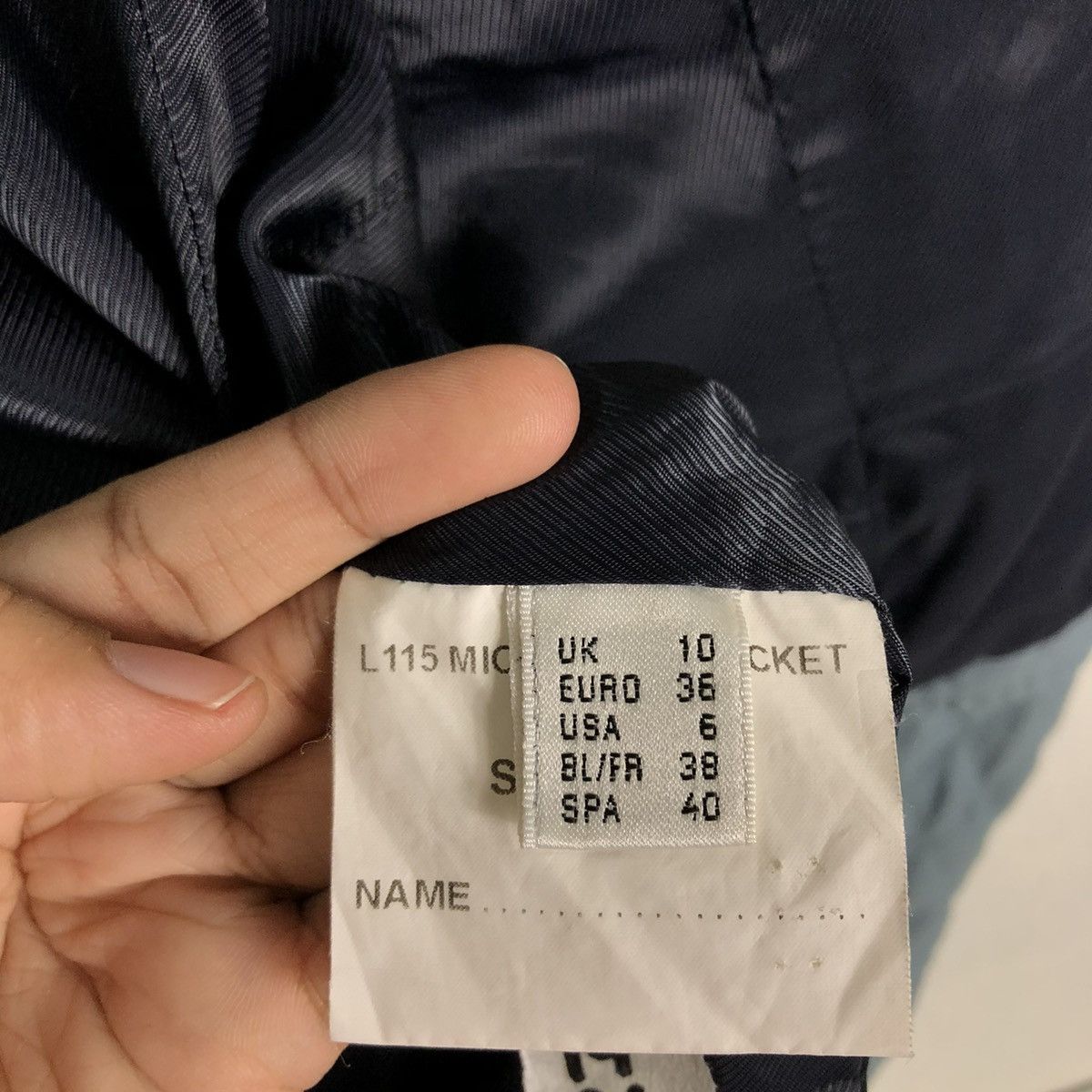 Barbour VINTAGE BARBOUR QUILTED L115 MICROFIBRE JACKET (SHORT) Size US S / EU 44-46 / 1 - 14 Thumbnail