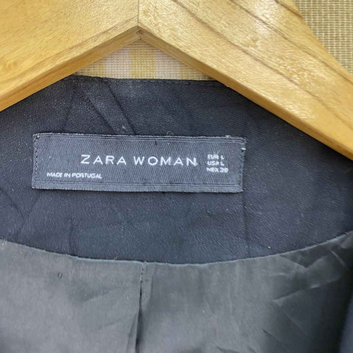 Zara 🫶 Zara Woman blazer Button Less With Zipper Waterfall Size M / US 6-8 / IT 42-44 - 6 Thumbnail