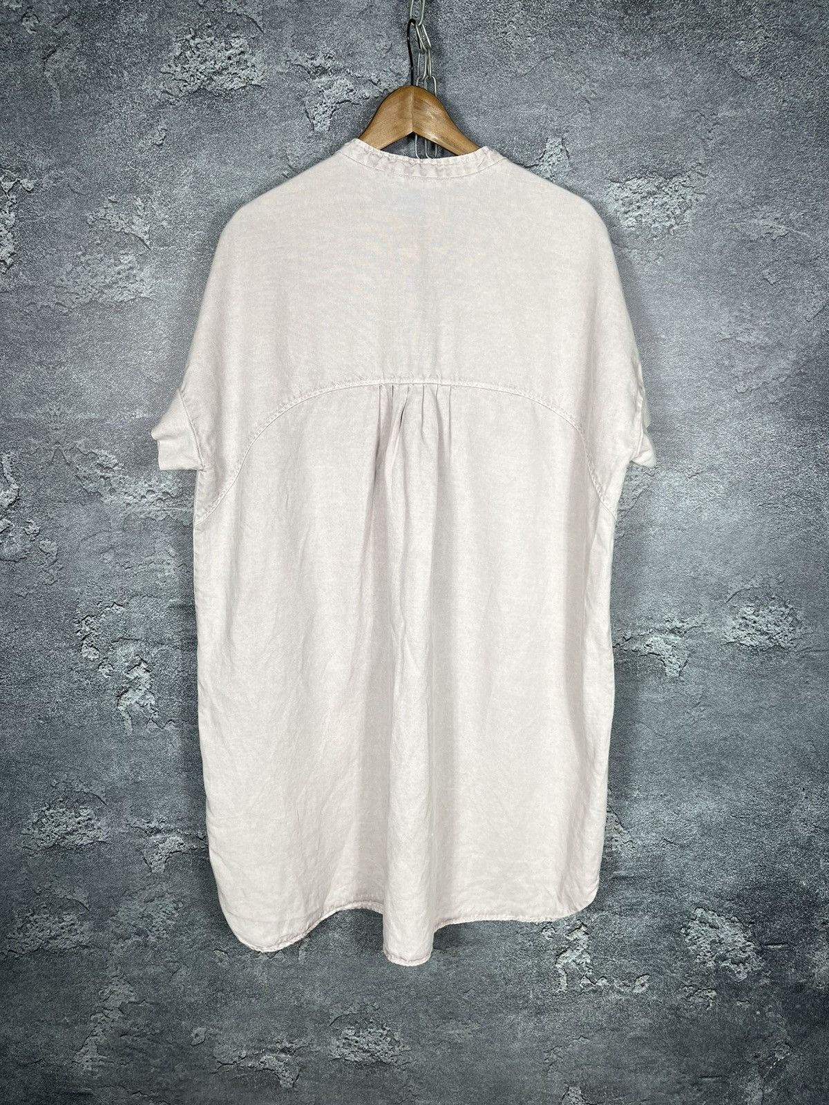 OSKA Oska Oversized Cap Sleeve Pockets Linen Lagenlook Dress Size M / US 6-8 / IT 42-44 - 12 Thumbnail