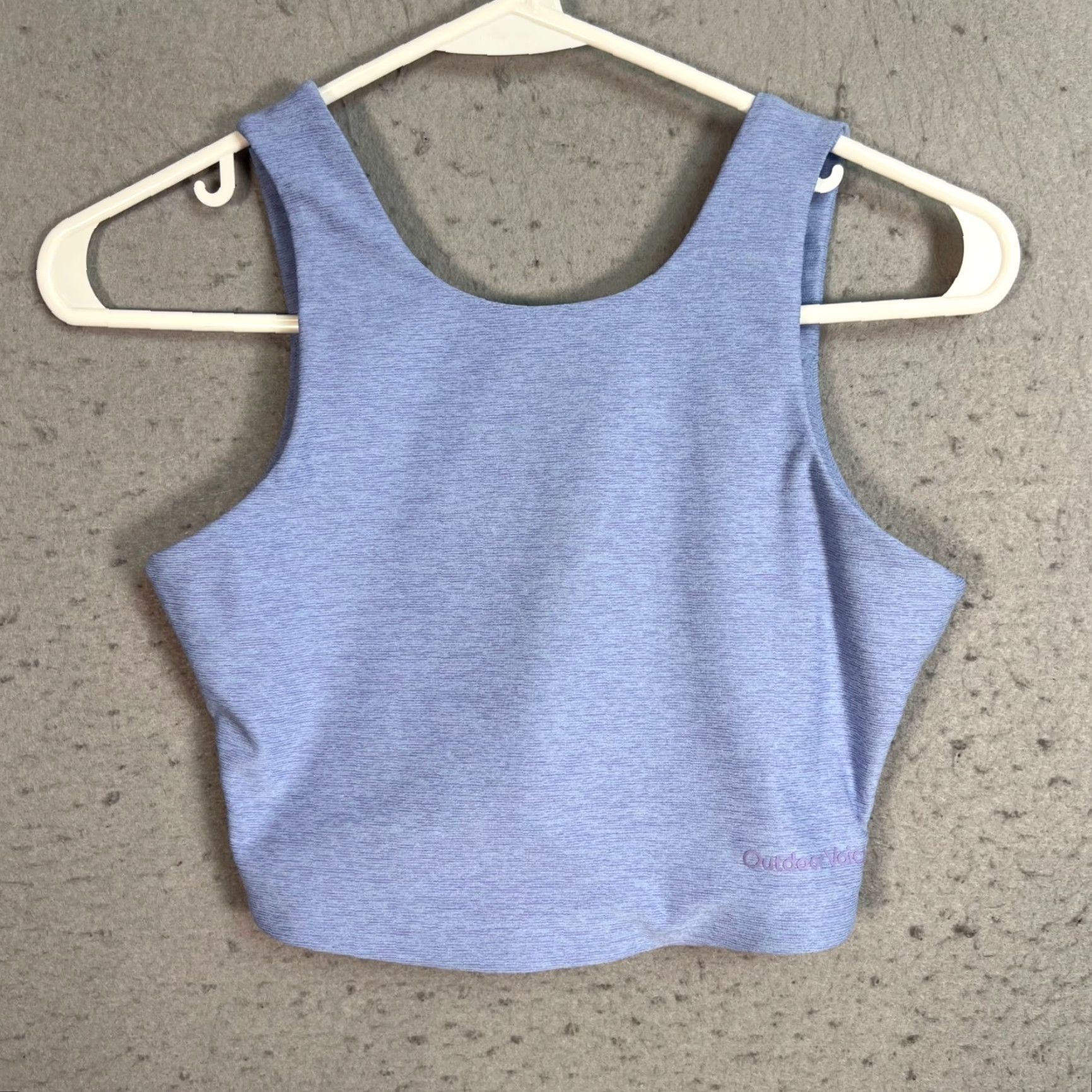 Outdoor Voices Outdoor Voices Tank Top Womens XS Blue Cropped Athletic Sleeveless Pullover Activewear Shirt/Top] Size XS / US 0-2 / IT 36-38 - 2 Thumbnail