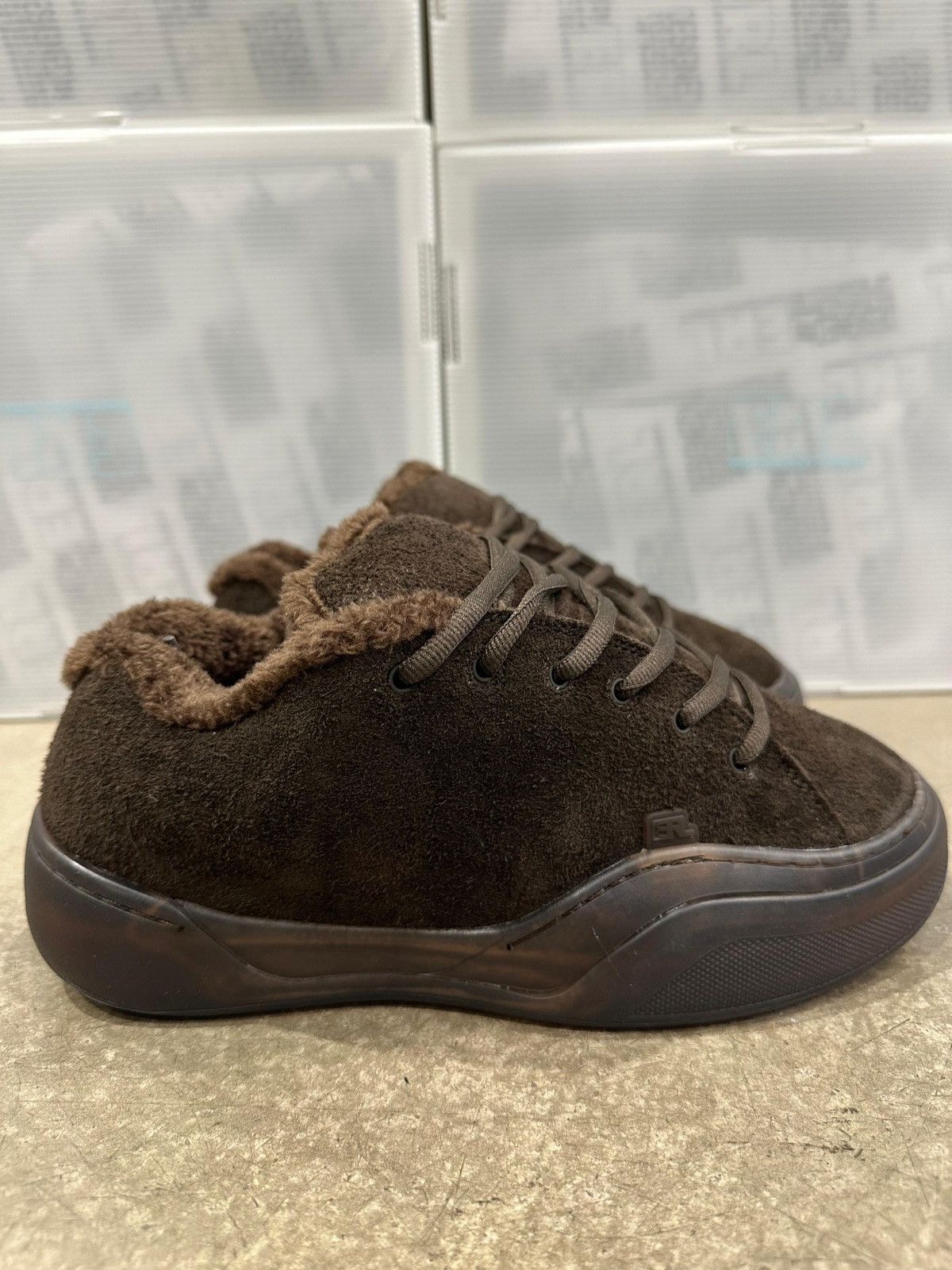 ERL ERL - Vamps Skate Sneaker Dark Brown | Grailed