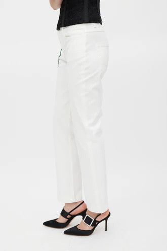 Dolce & Gabbana o1y0825 Denim Pant in White Size 28" / US 6 / IT 42 - 5 Thumbnail