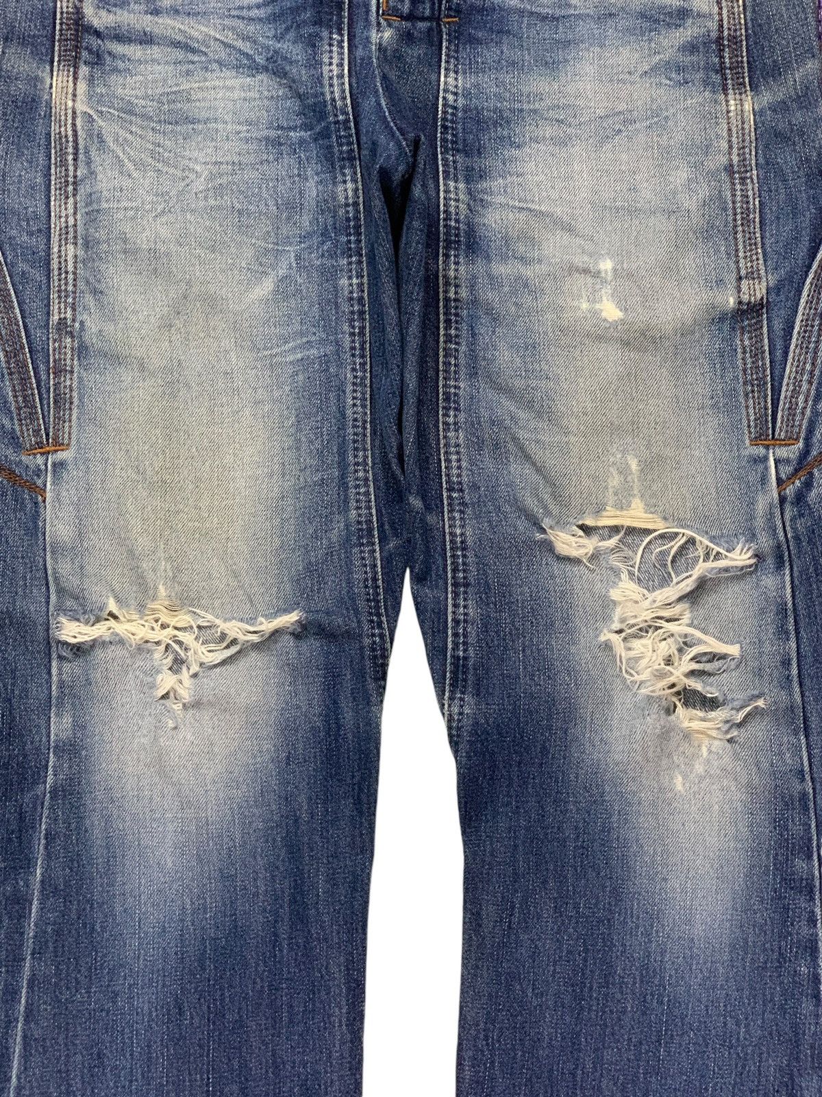 Marithe + Francois Girbaud Vintage Marithe Francois Girbaud Blue Wash Loose Fit Jeans Size US 33 - 8 Thumbnail