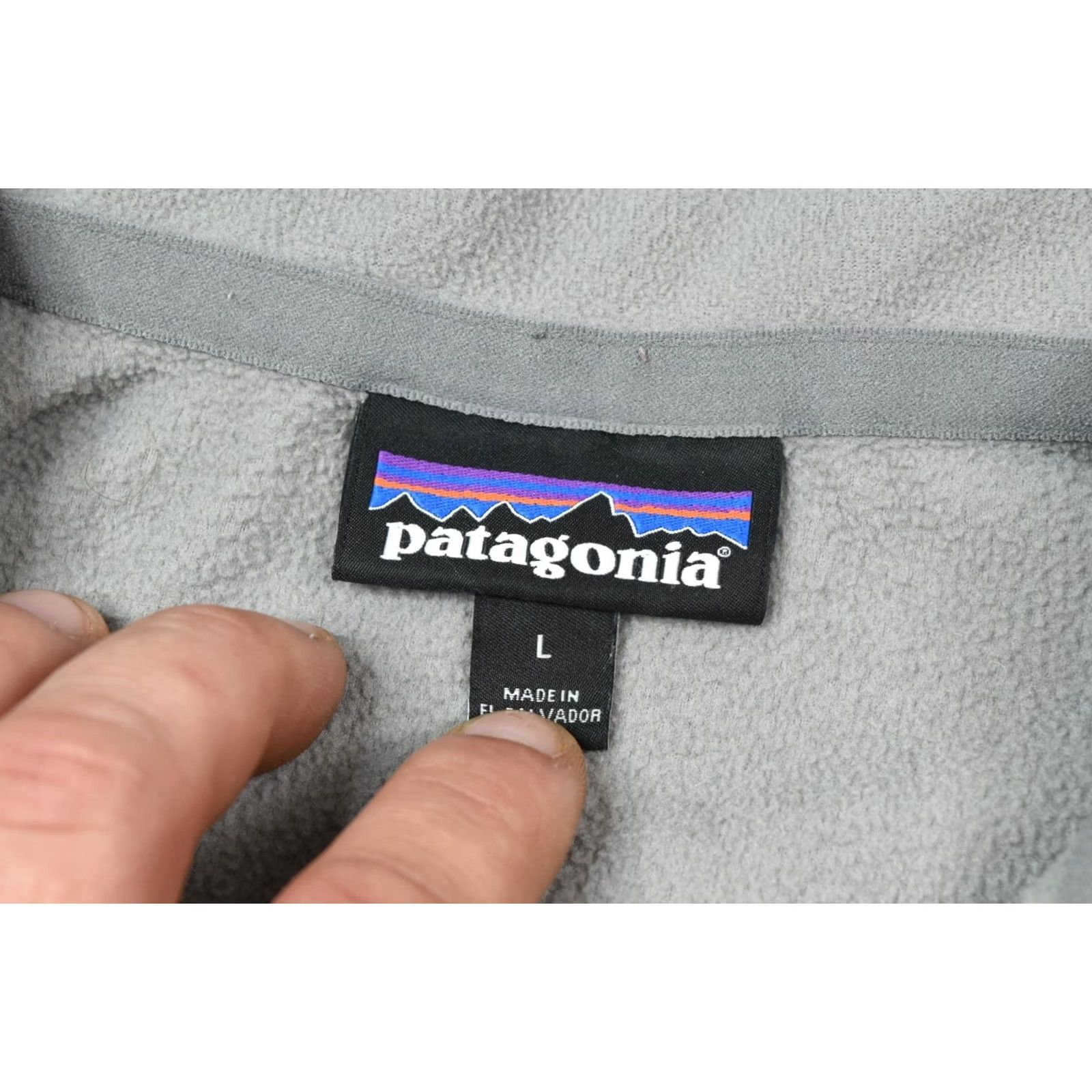Patagonia Patagonia Micro D 1/4-Zip Fleece Pullover Mens Large Gray Long Sleeve Regular Size US L / EU 52-54 / 3 - 6 Thumbnail