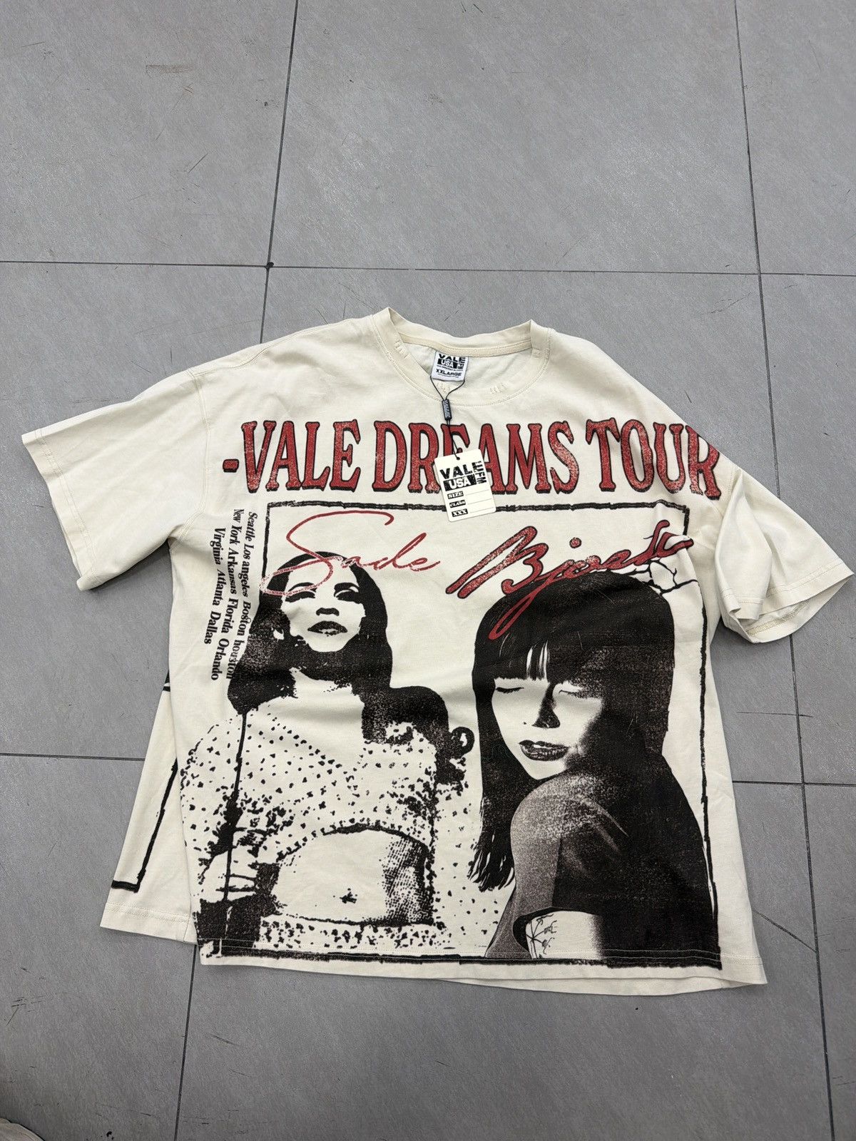 SADE VINTAGE Tシャツ ジャーデー バンド BJORK ヴィンテージ Vale VALE FANTASY SADE BJORK TOUR TEE | Grailed