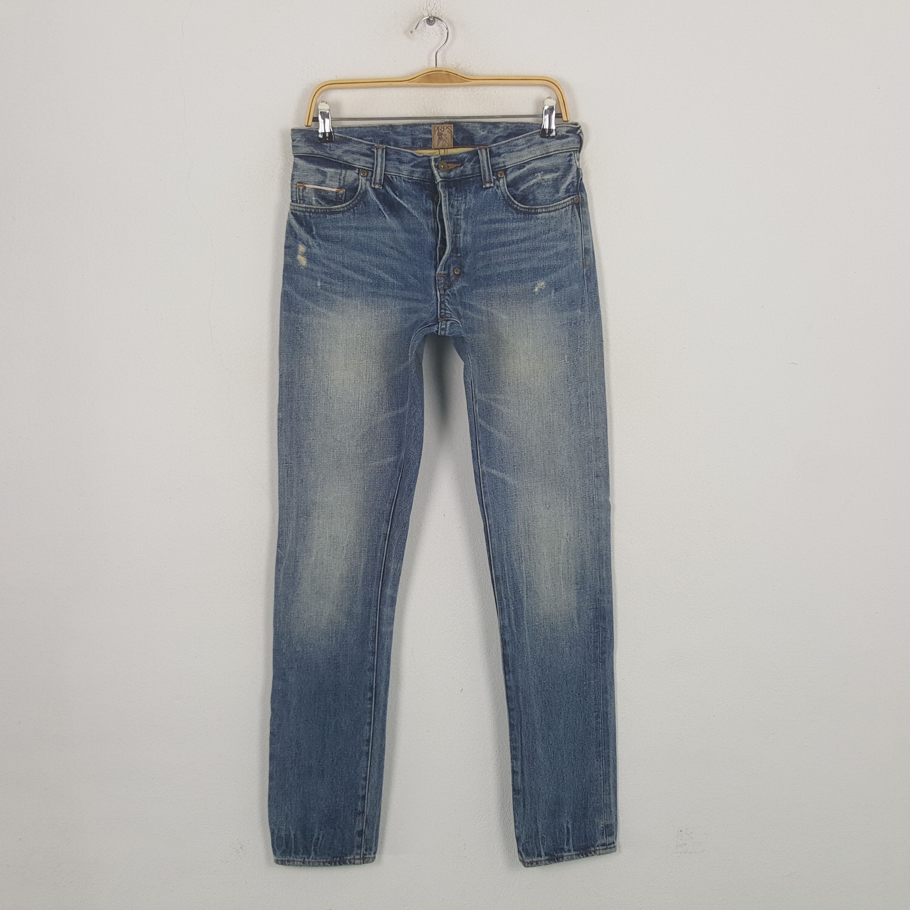 Prps Vintage Prps Japanese Brand Denim Jeans C297N16 Size US 31 - 1 Thumbnail