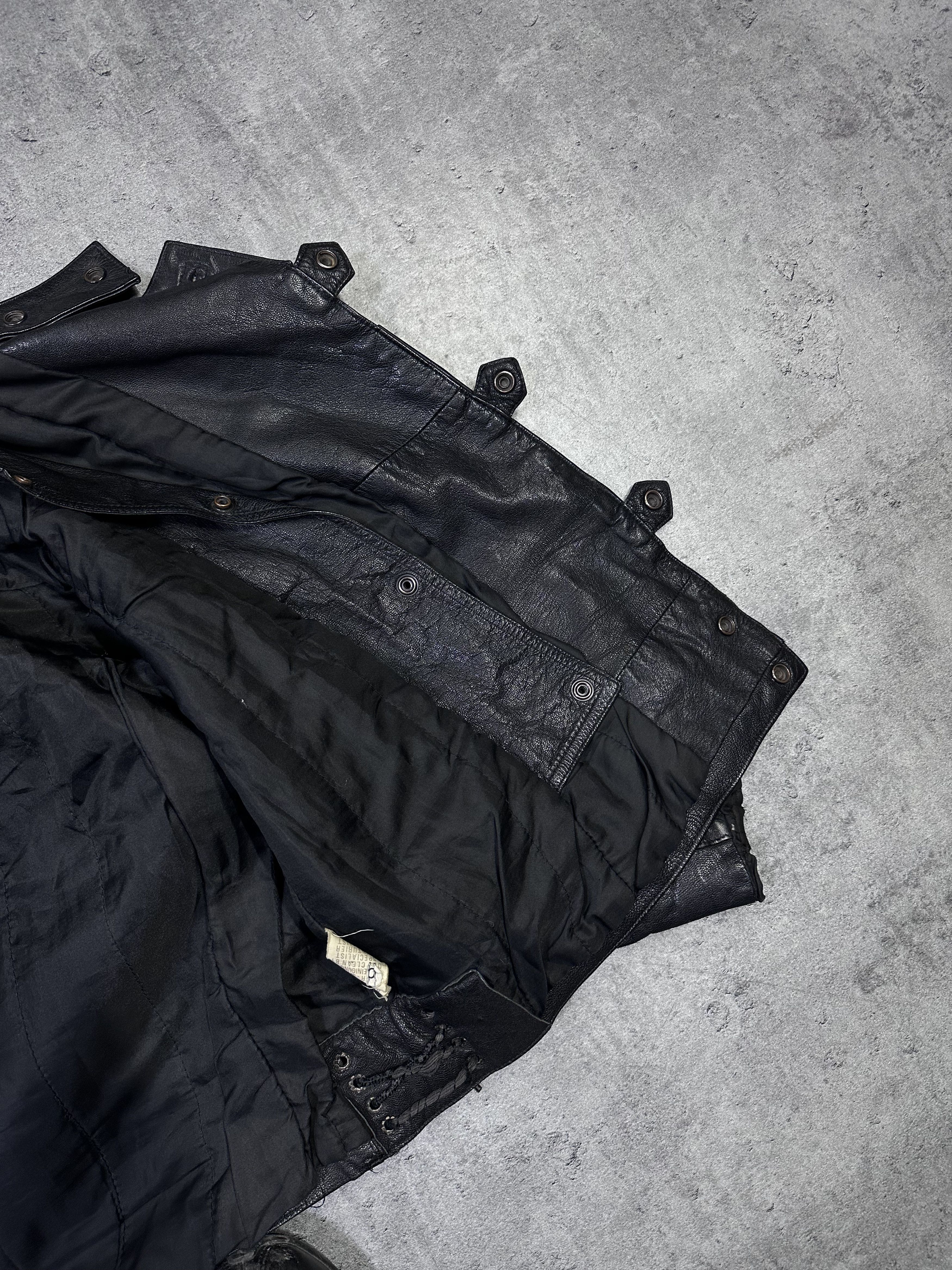 Vintage Vintage 60s/70s swedish leather ramones jacket black Size US L / EU 52-54 / 3 - 10 Thumbnail