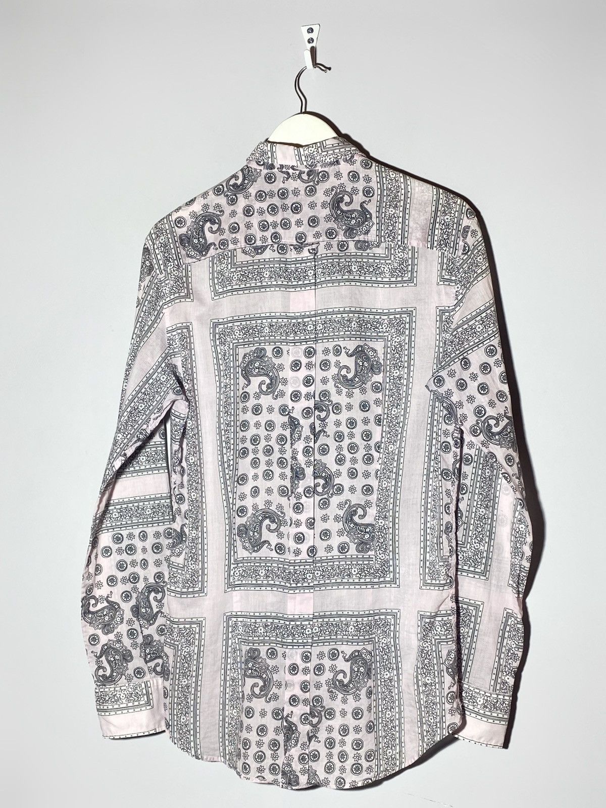 Dolce & Gabbana Dolce&Gabbana Paisley Bandana Long Sleeve Shirt Men’s Size US S / EU 44-46 / 1 - 4 Thumbnail
